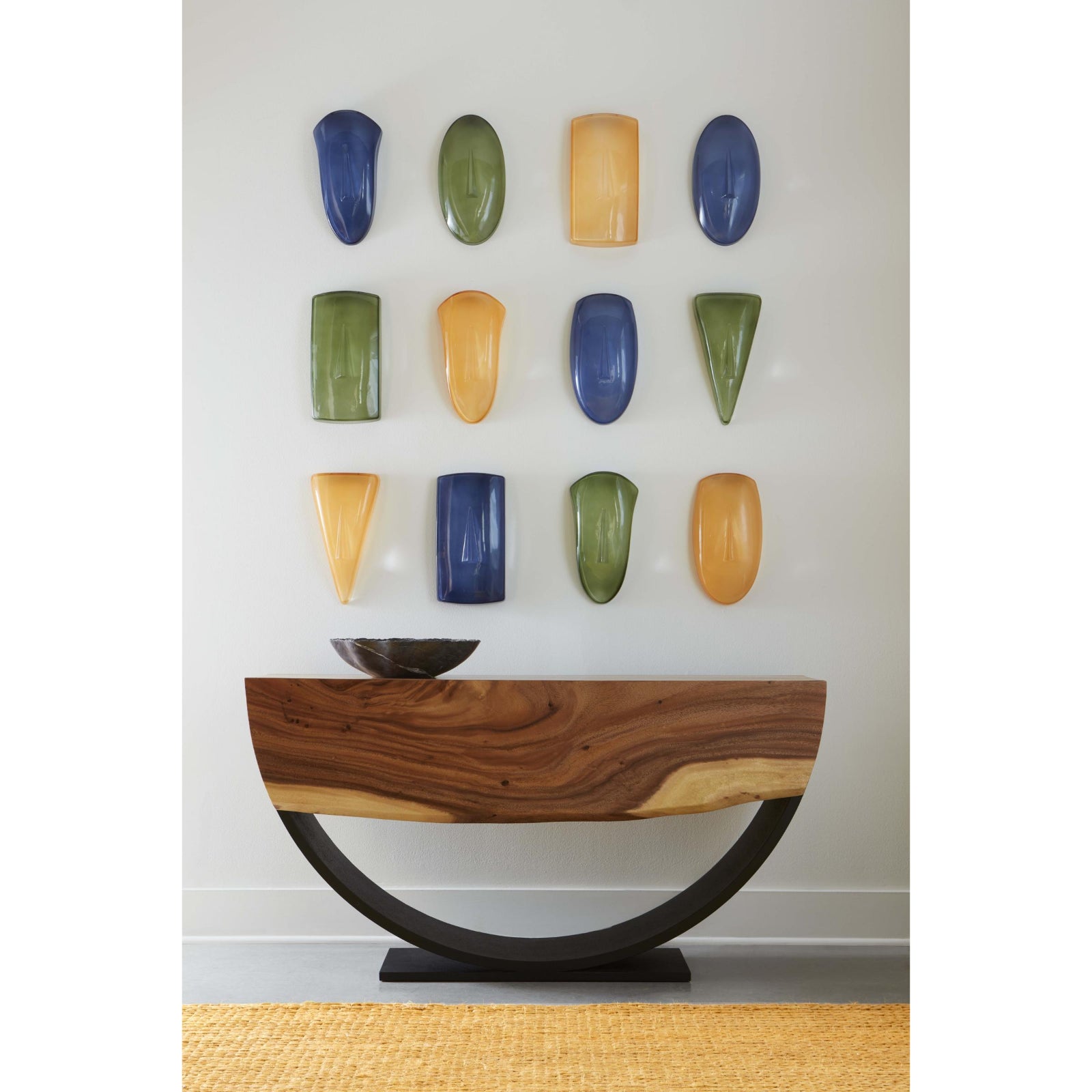 Arc Double Sided Console Table - Natural