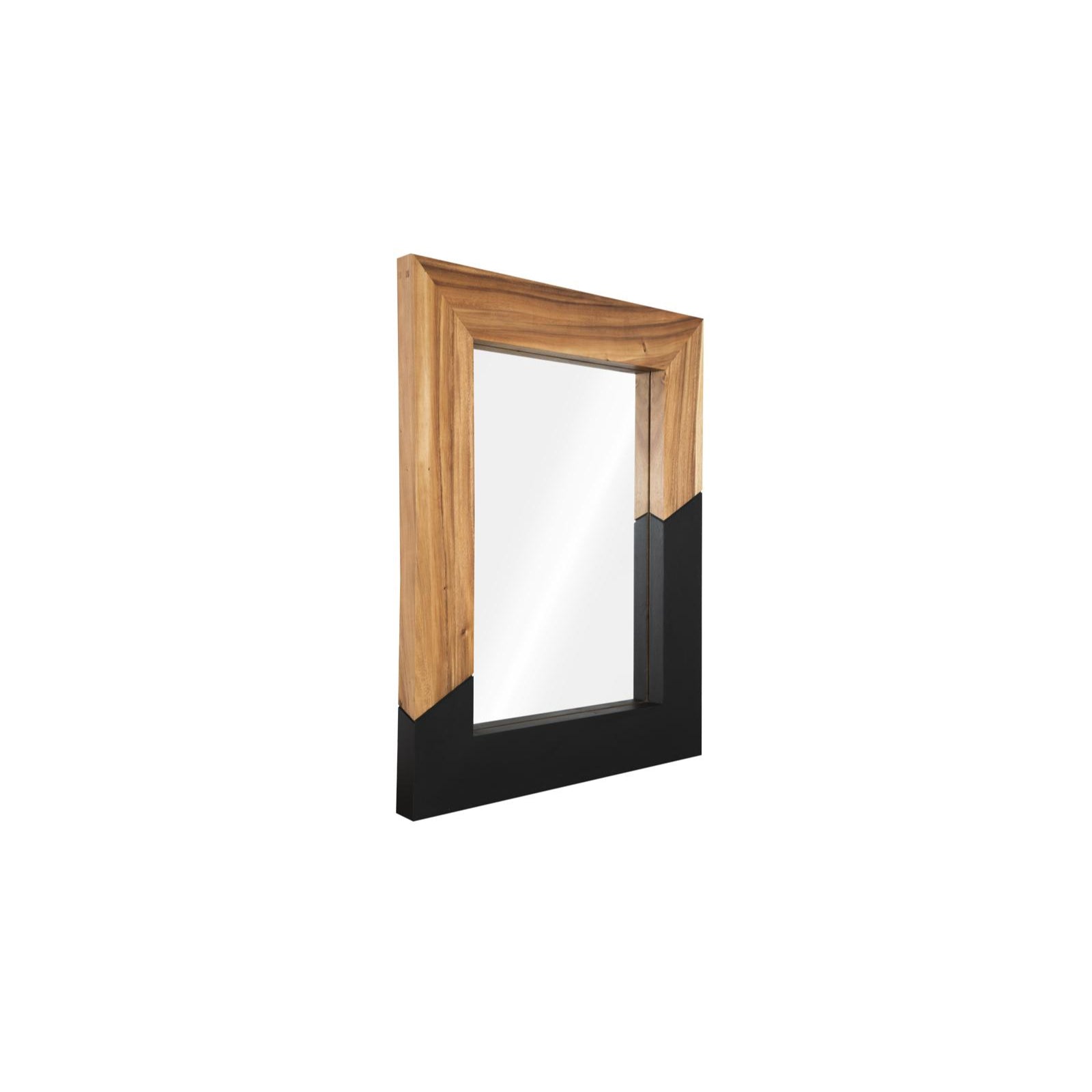 Geometry Wood Mirror - Natural