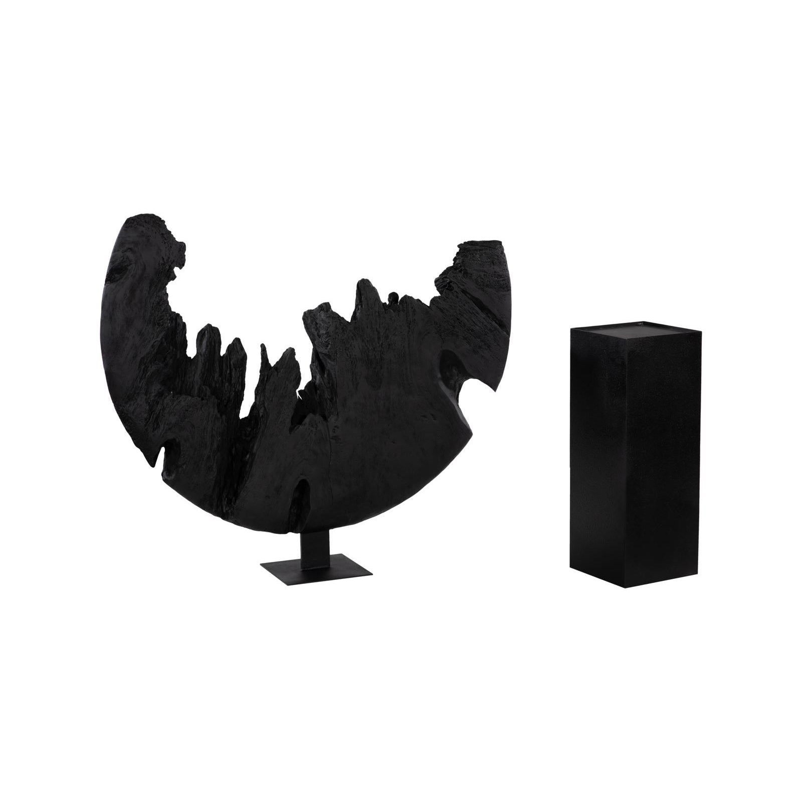 Broken Moon Statue