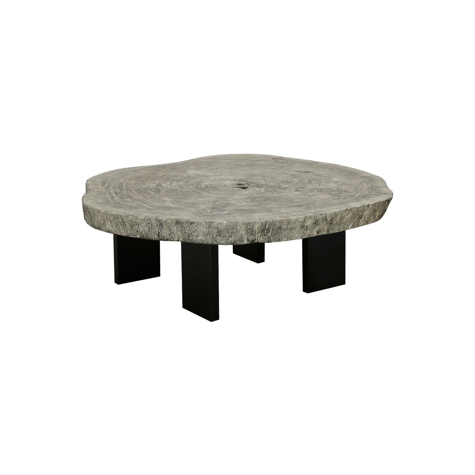 Floating Coffee Table with Black Legs