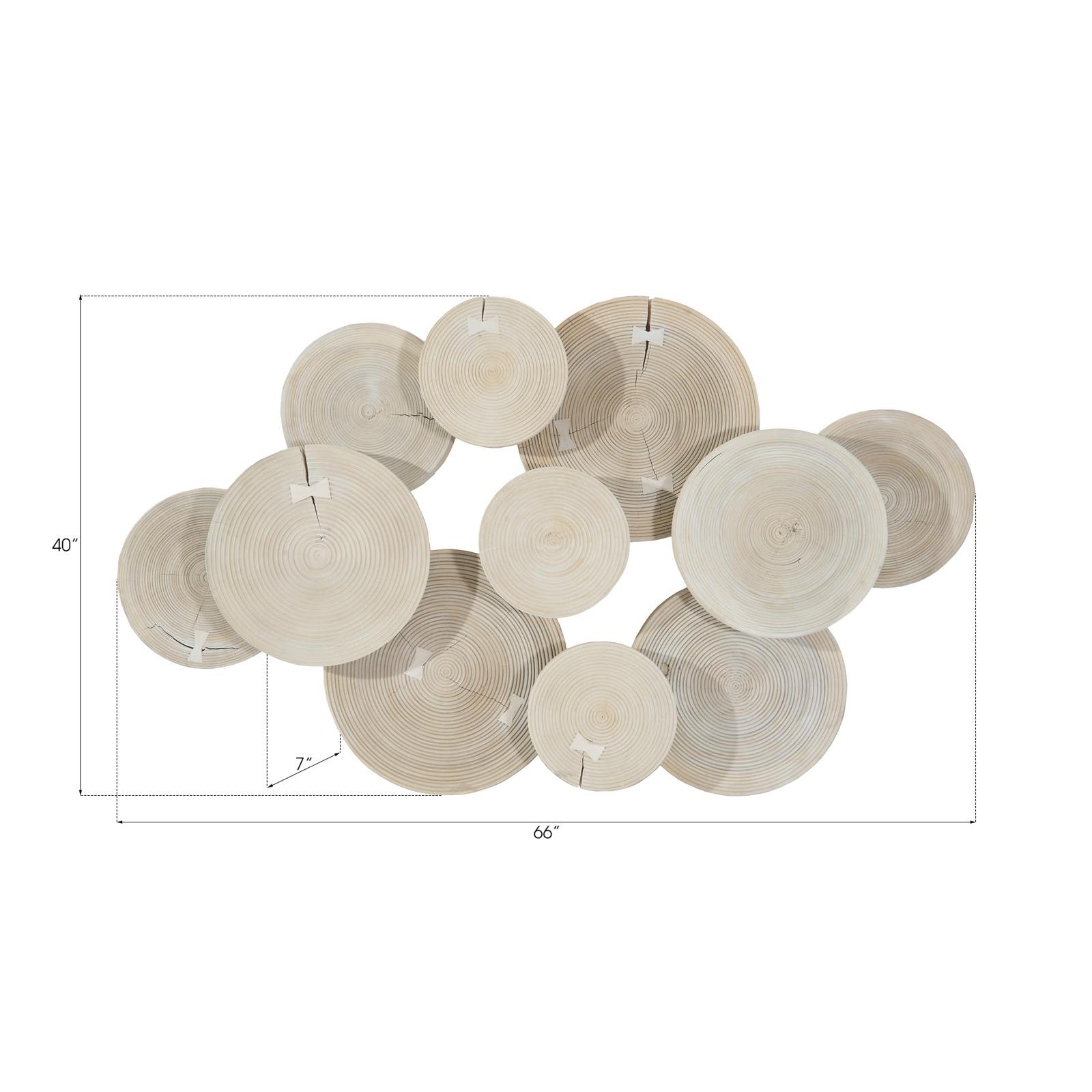 Clouds Wall Art - Bleached