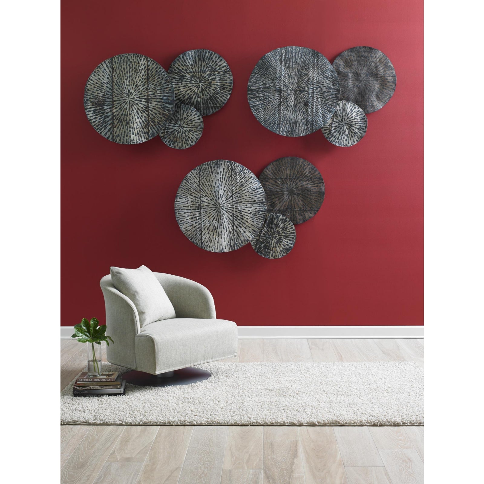 Metal Lotus Wall Art