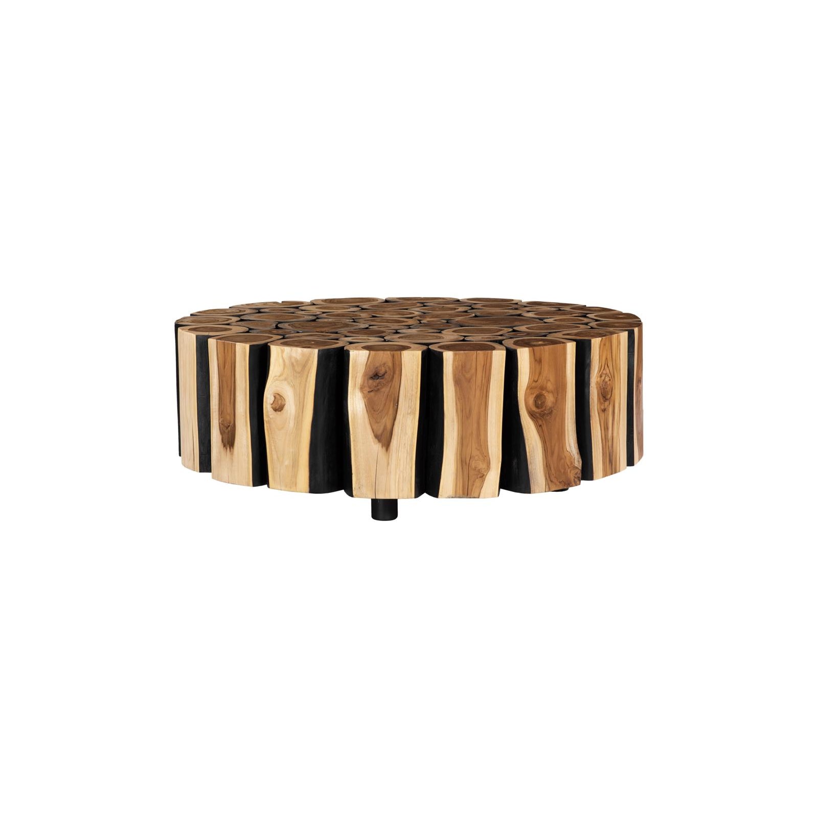 Boscage Coffee Table on Black Metal Legs