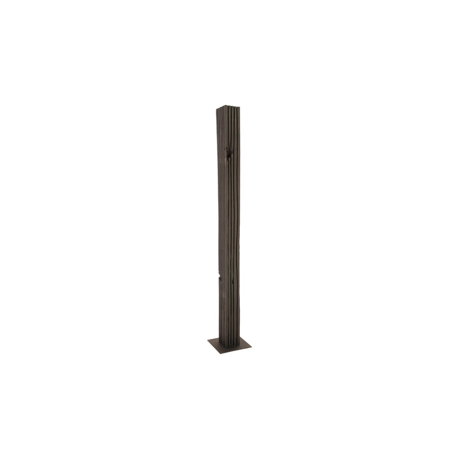 Black Wood Linear Abstract Sculpture