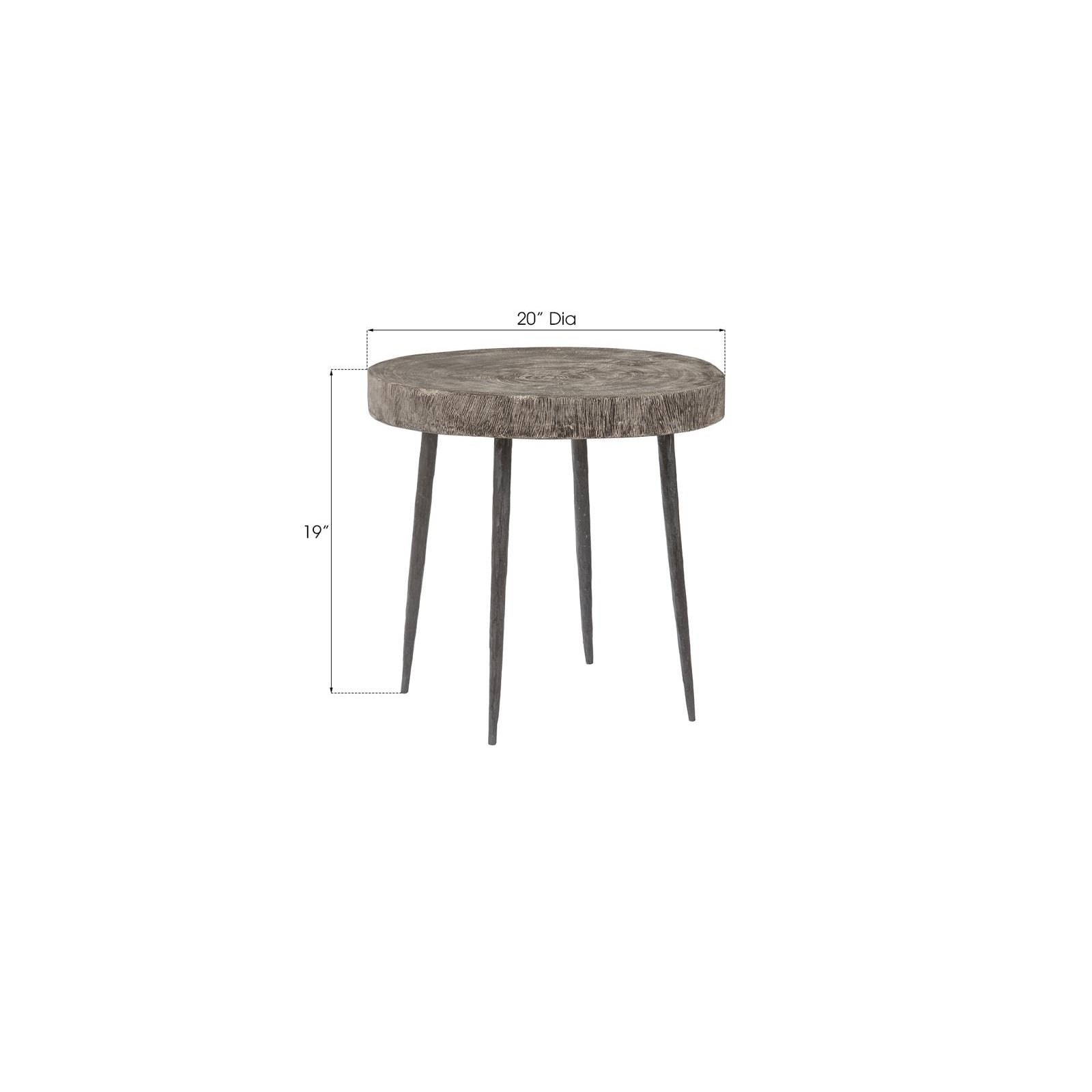 Crosscut Side Table