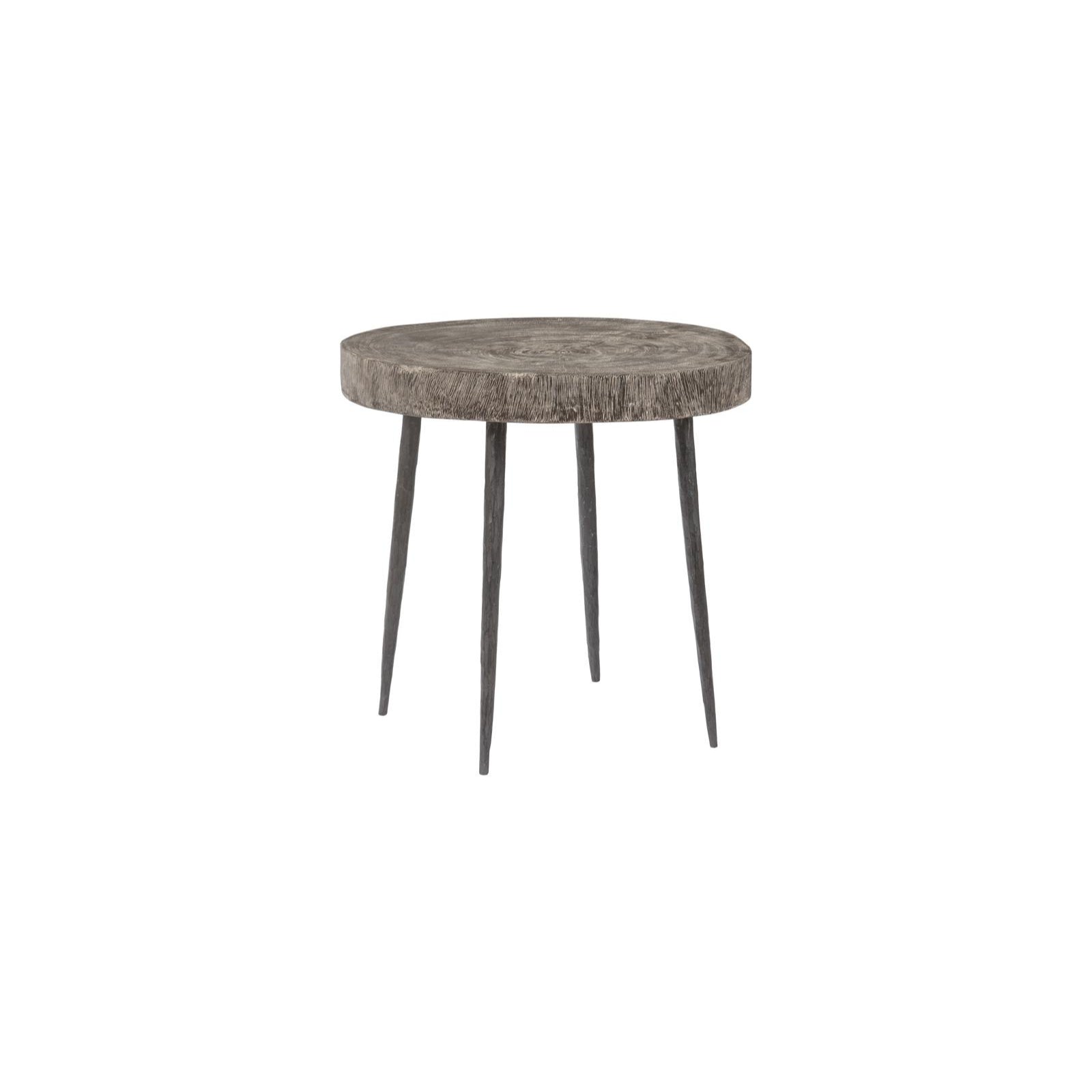 Crosscut Side Table