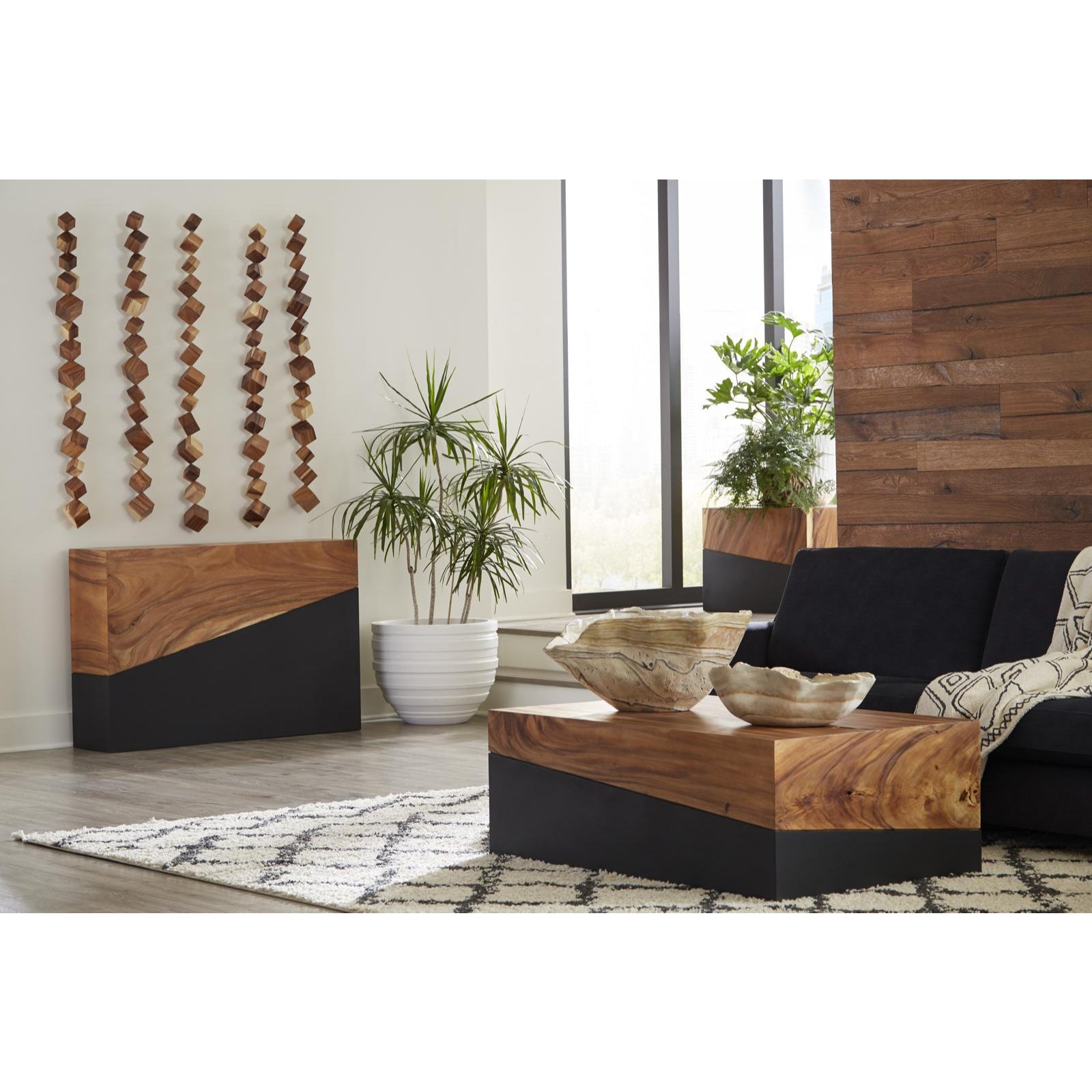 Geometry Console Table