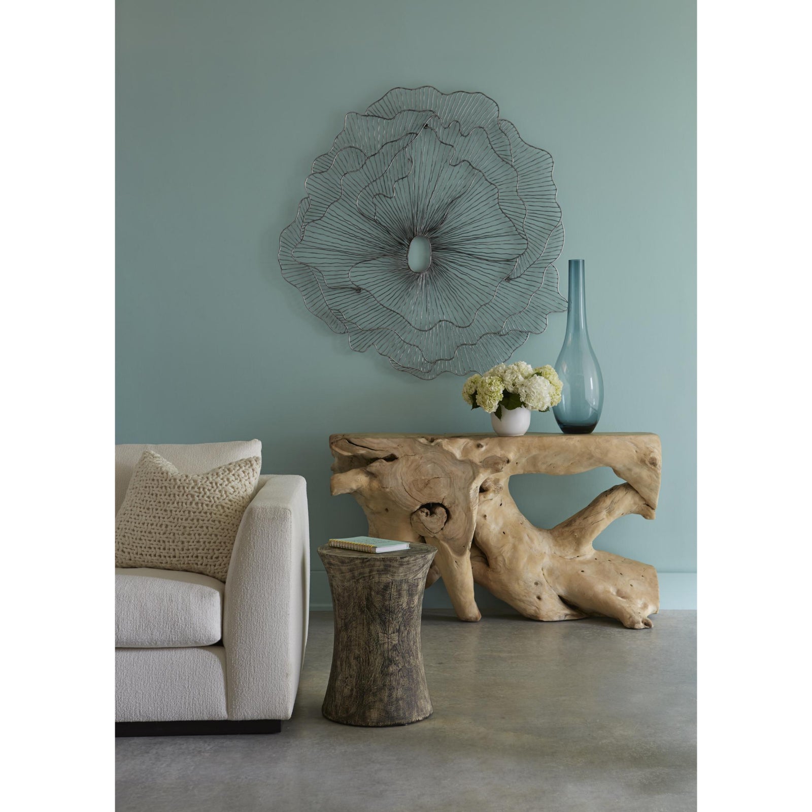 Drum Mango Wood Stool
