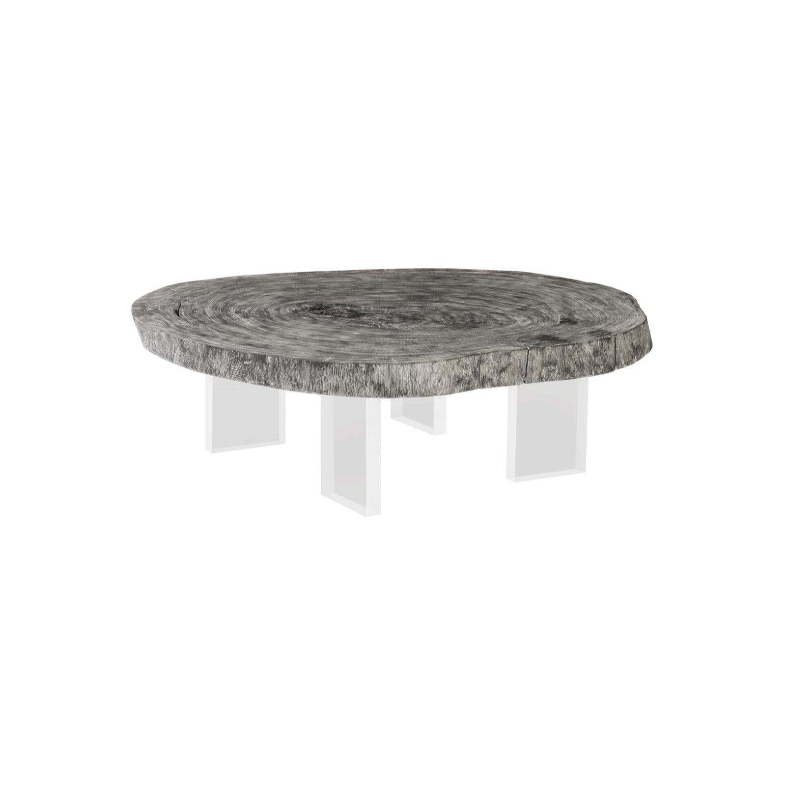 Floating Coffee Table with Acrylic Legs