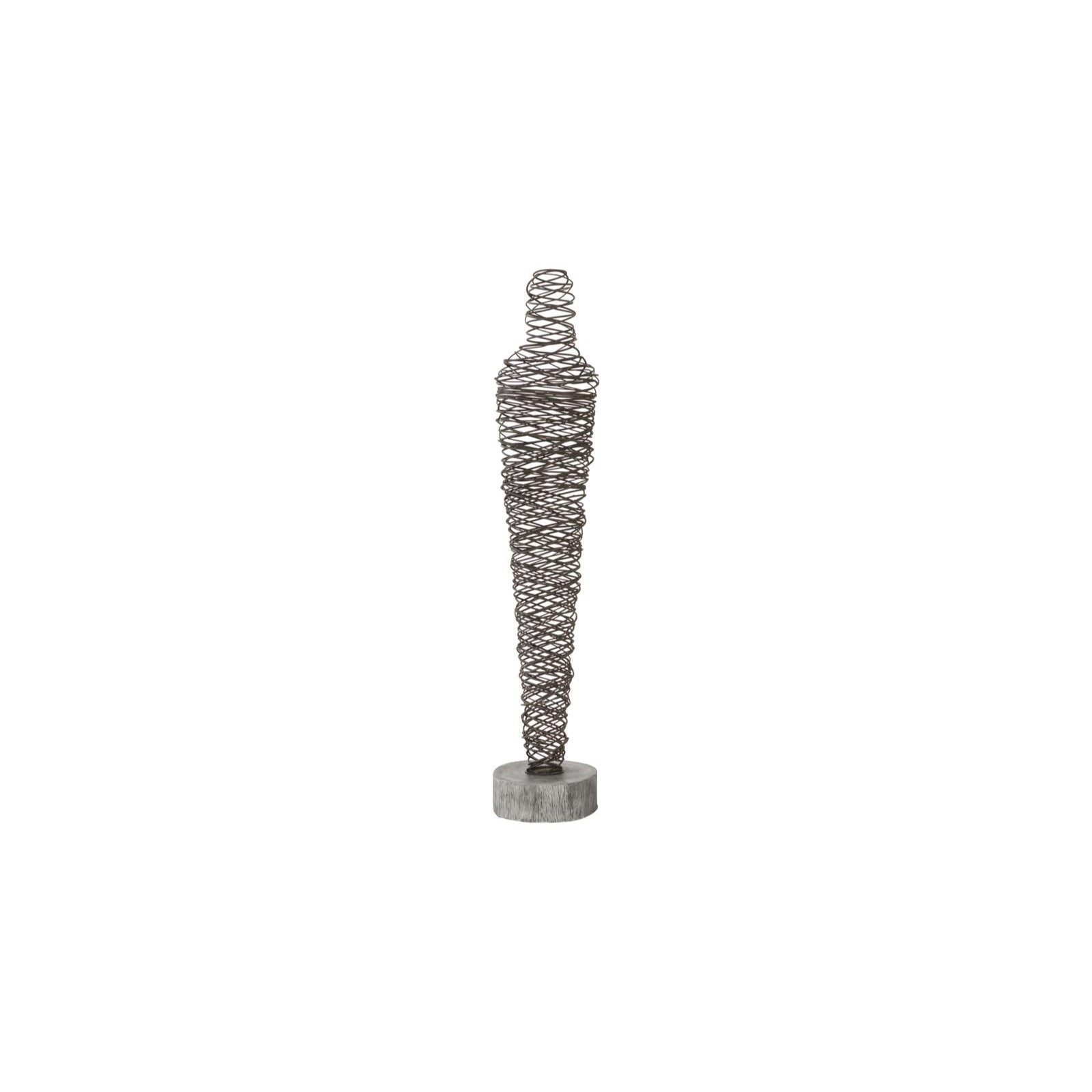 Abstract Wire Man Floor Sculpture