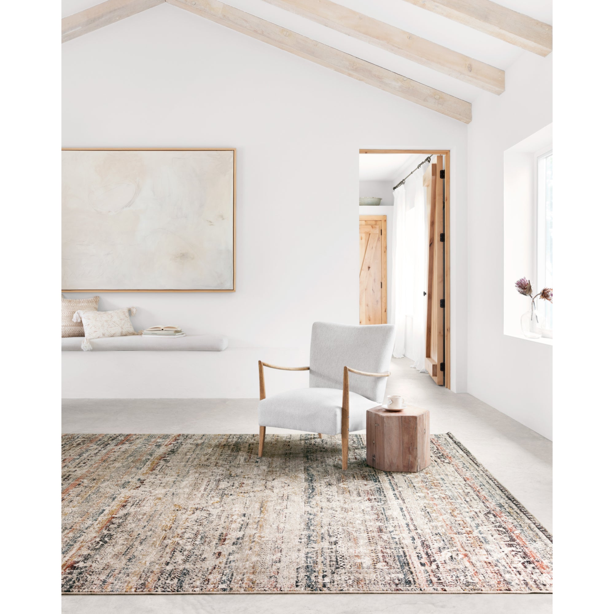 Loloi Theia Taupe/Multi Rug