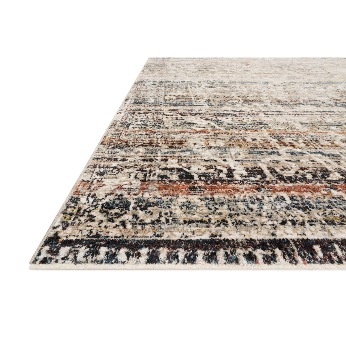 Loloi Theia Taupe/Multi Rug by Loloi