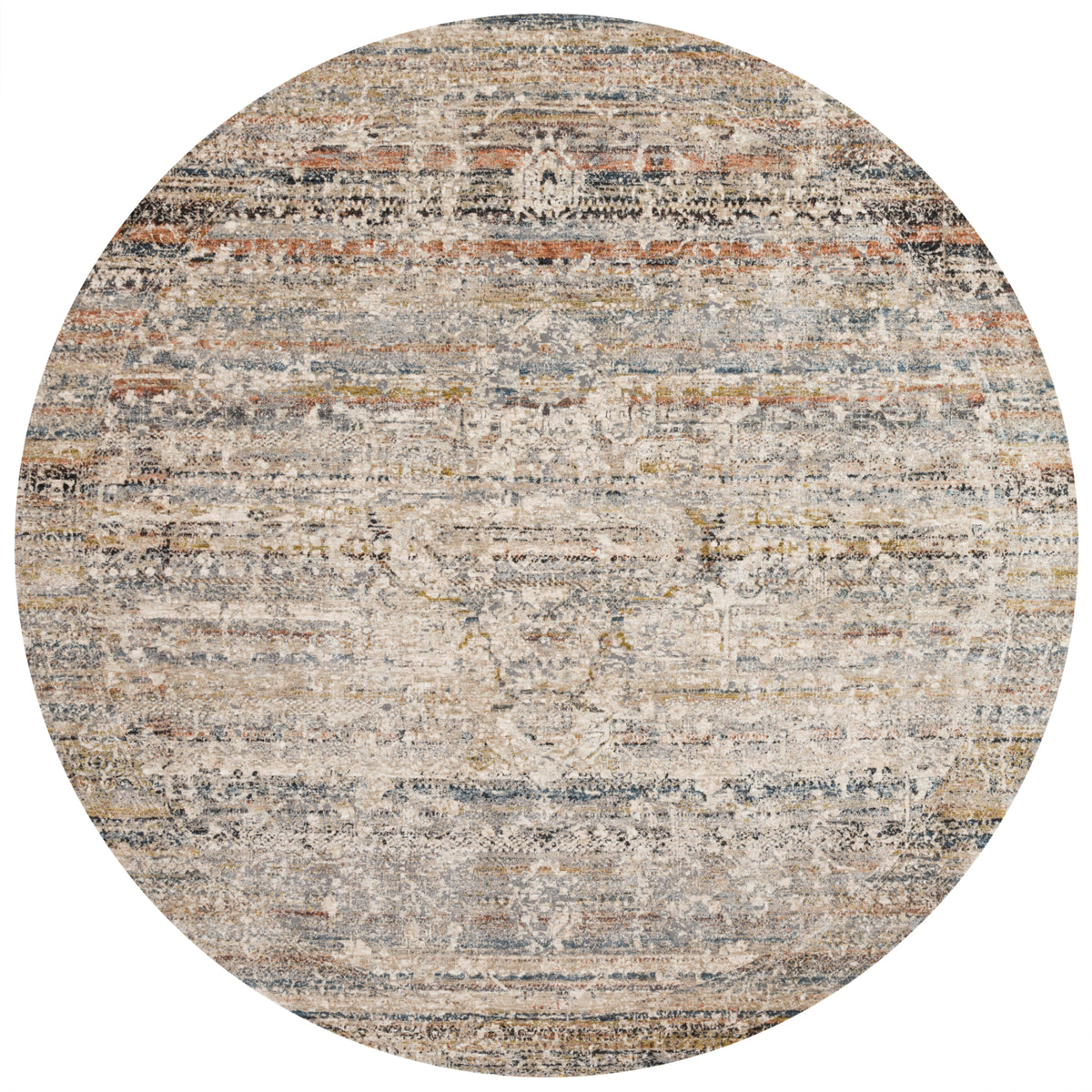 Loloi Theia Taupe/Multi Rug by Loloi