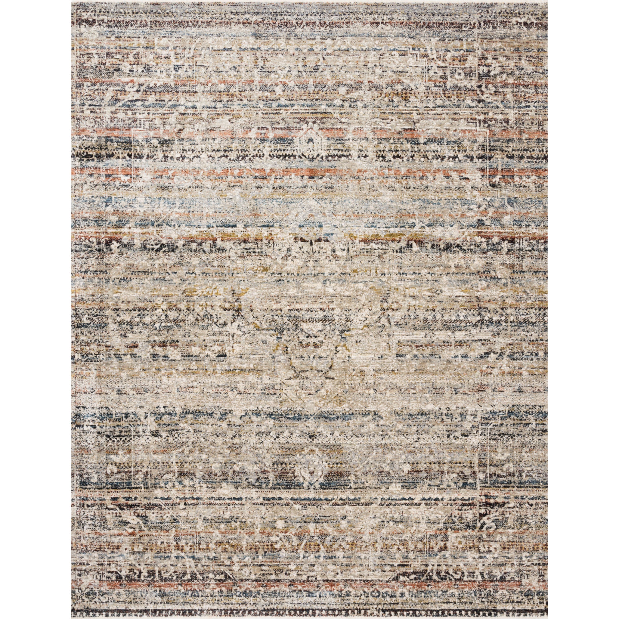 Loloi Theia Taupe/Multi Rug