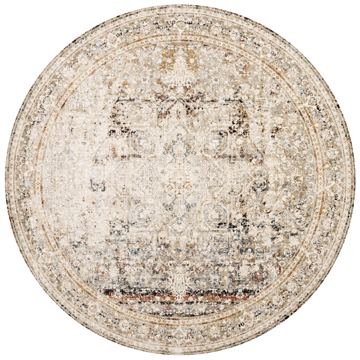 Loloi Theia Taupe/Brick Rug by Loloi