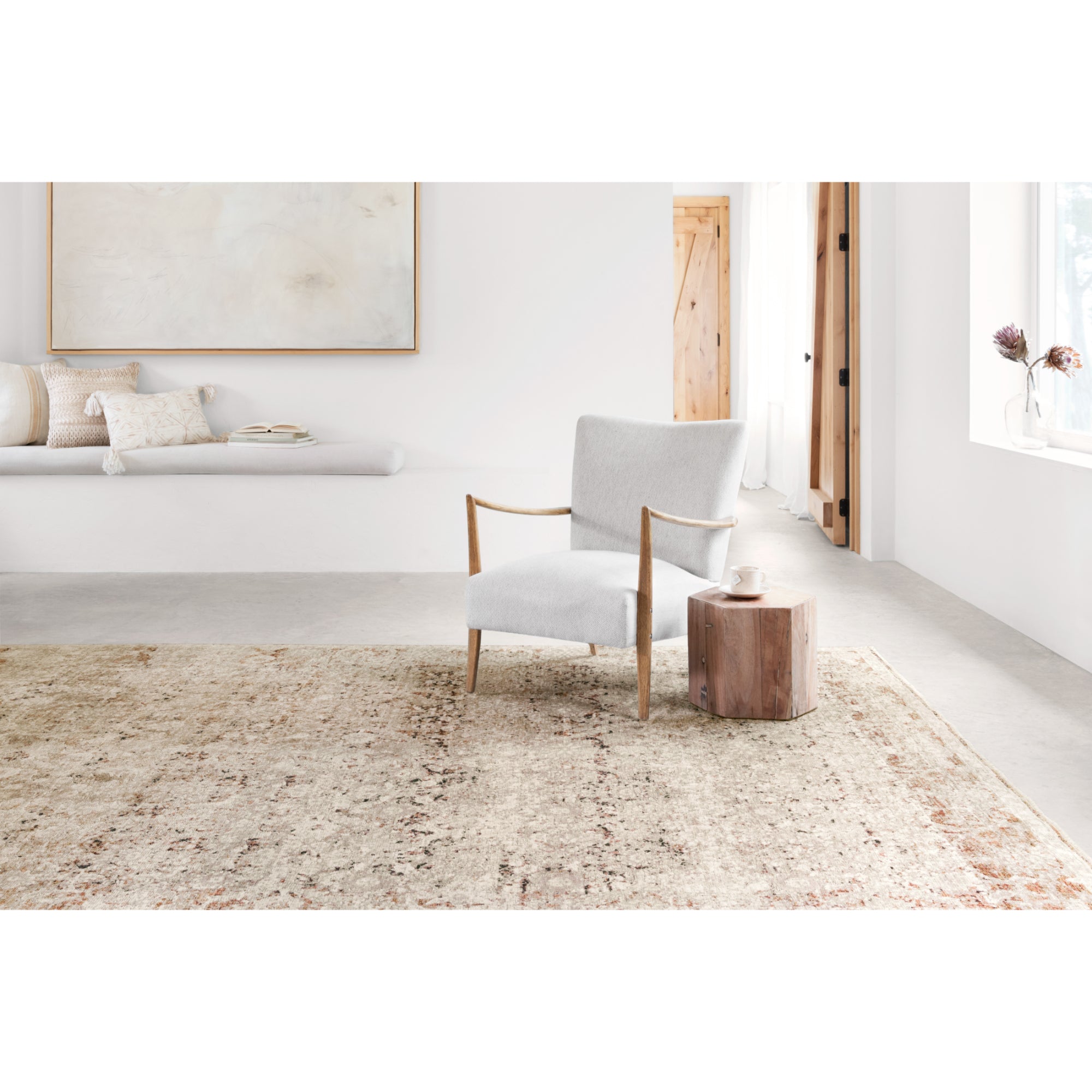 Loloi Theia Natural/Rust Rug
