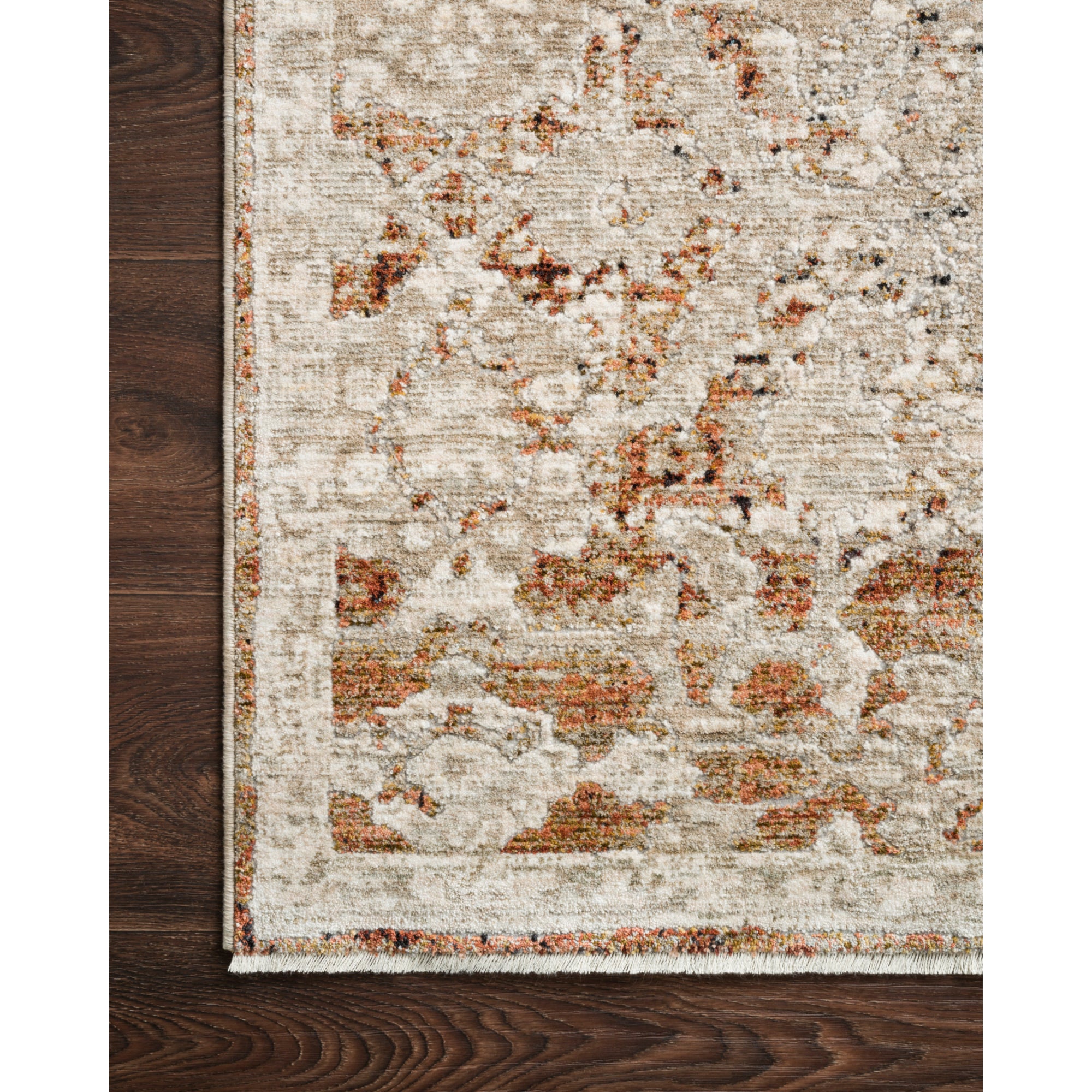 Loloi Theia Natural/Rust Rug