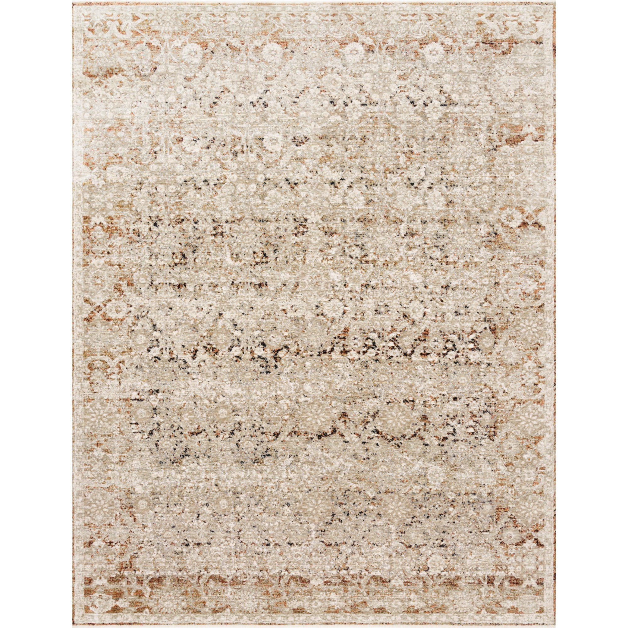 Loloi Theia Natural/Rust Rug