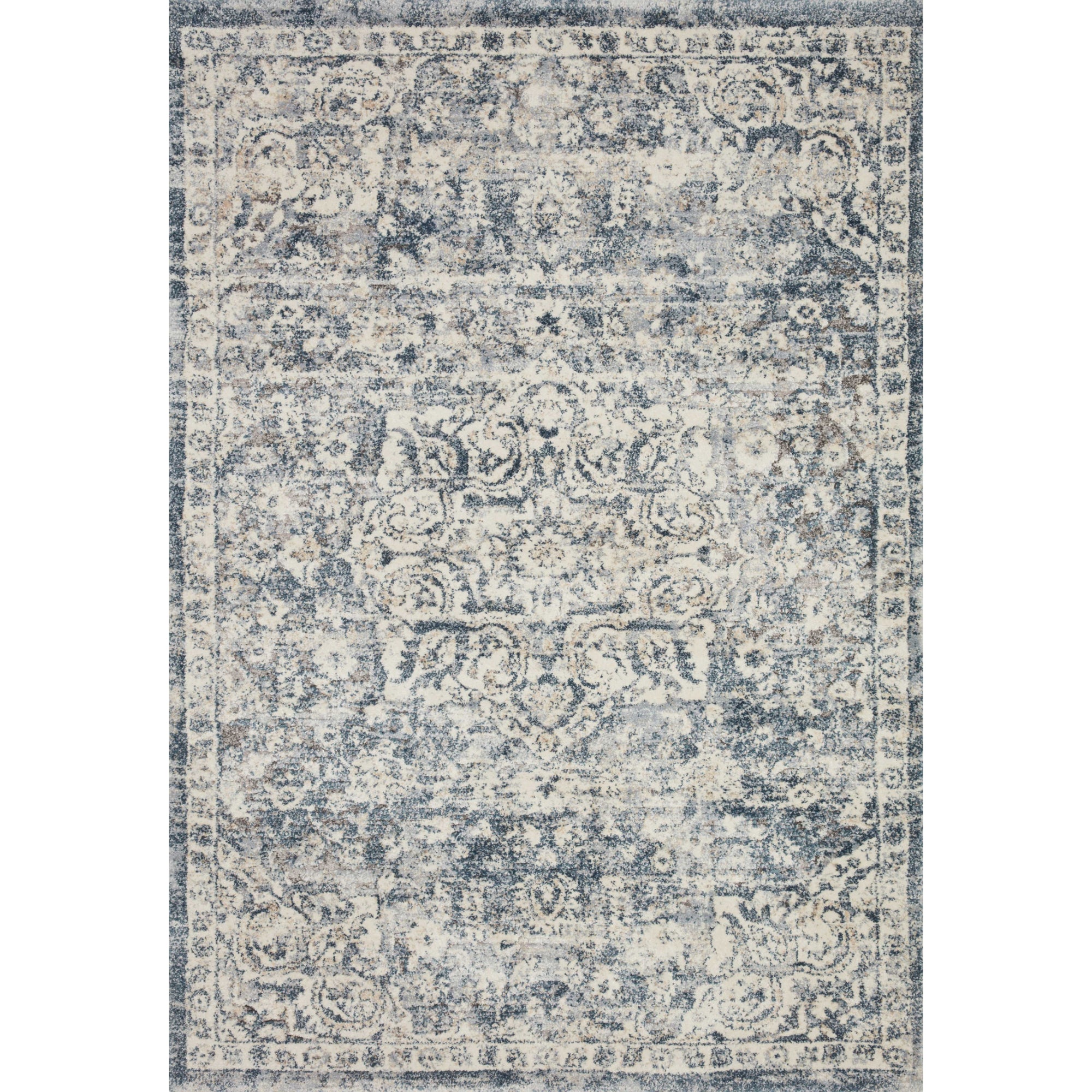 Loloi Theory Ivory/Blue Rug