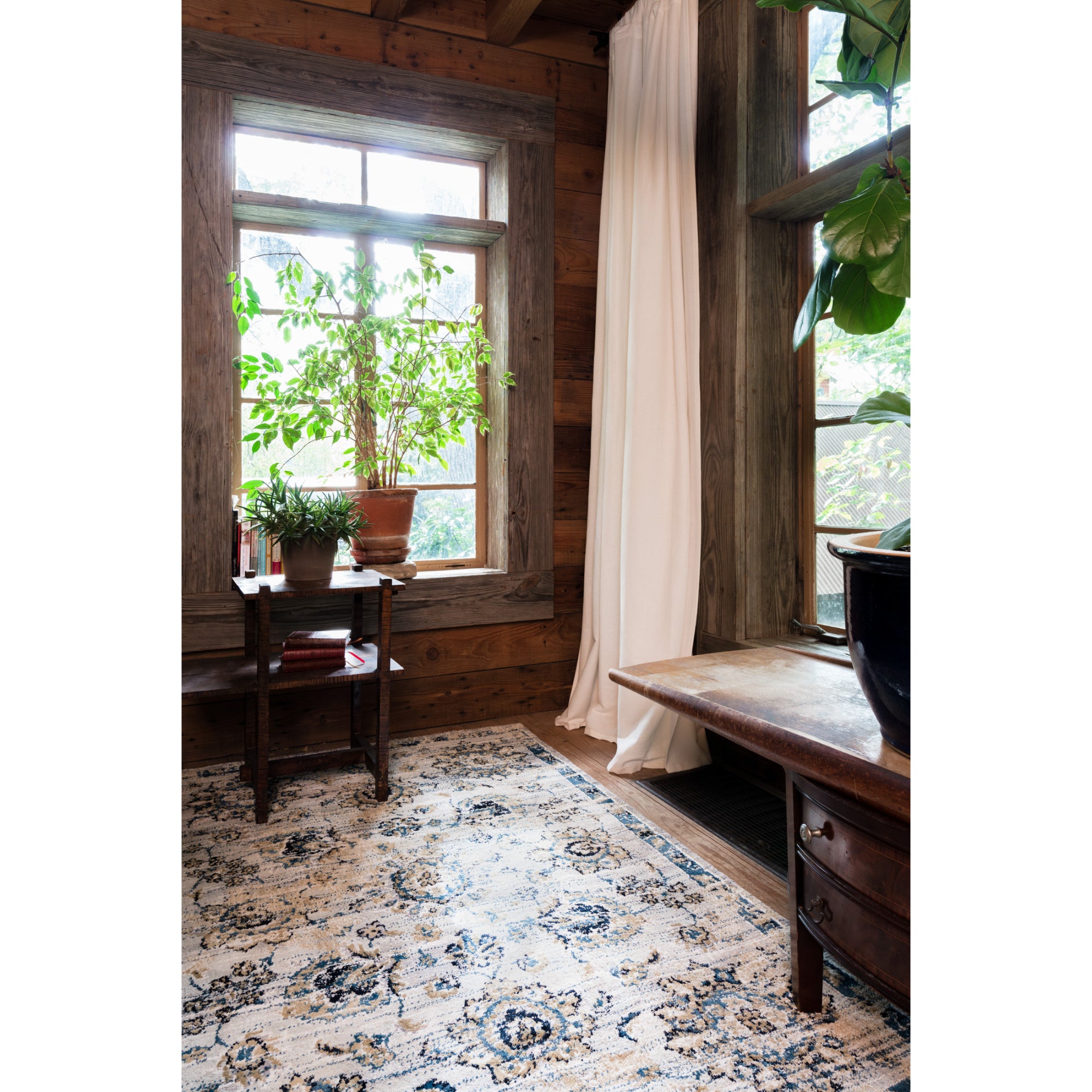 Loloi Torrance Grey/Navy 9'-3" x 13' Area Rug