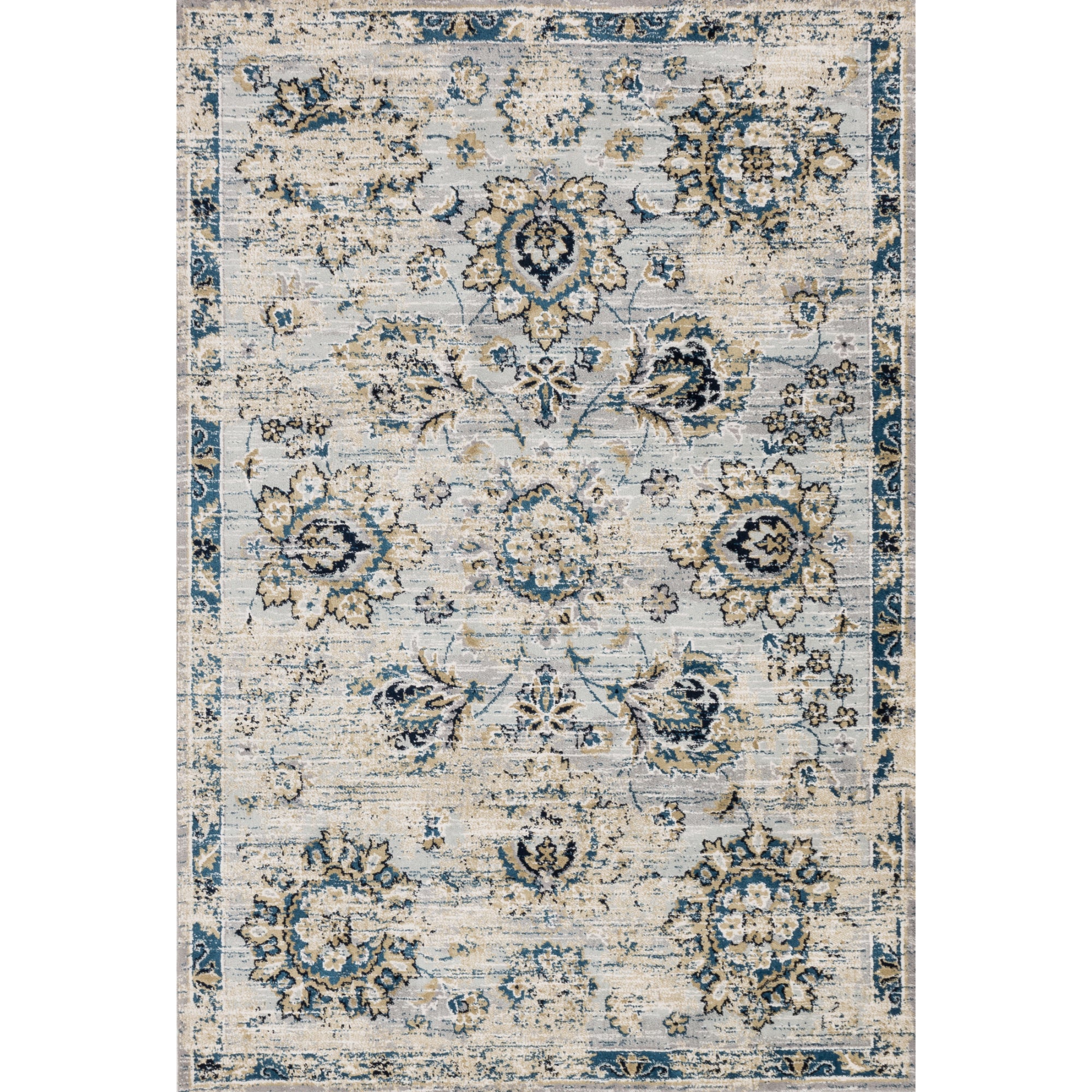 Loloi Torrance Grey/Navy 9'-3" x 13' Area Rug
