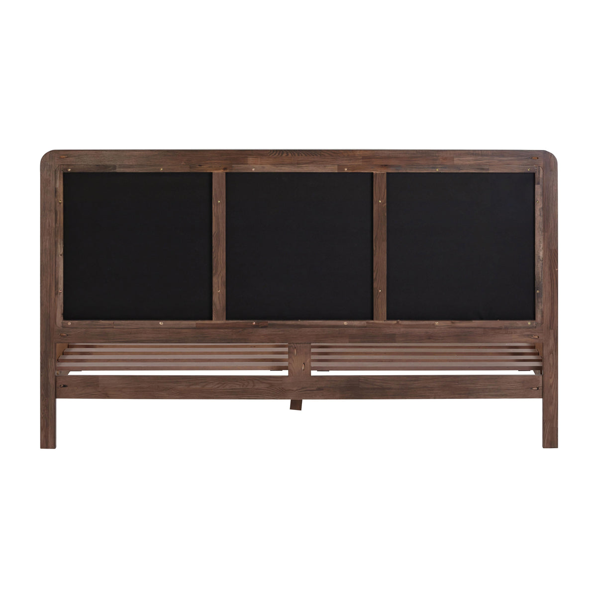 Hella Contract-Grade Velvet and Ash Wood Bed