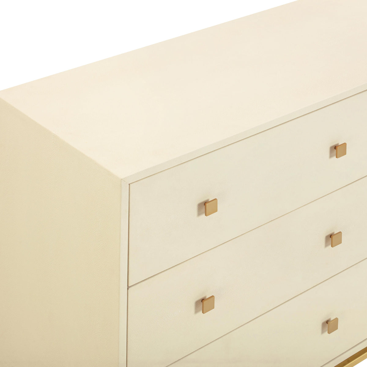 Pesce 57" Faux Shagreen 6-Drawer Dresser
