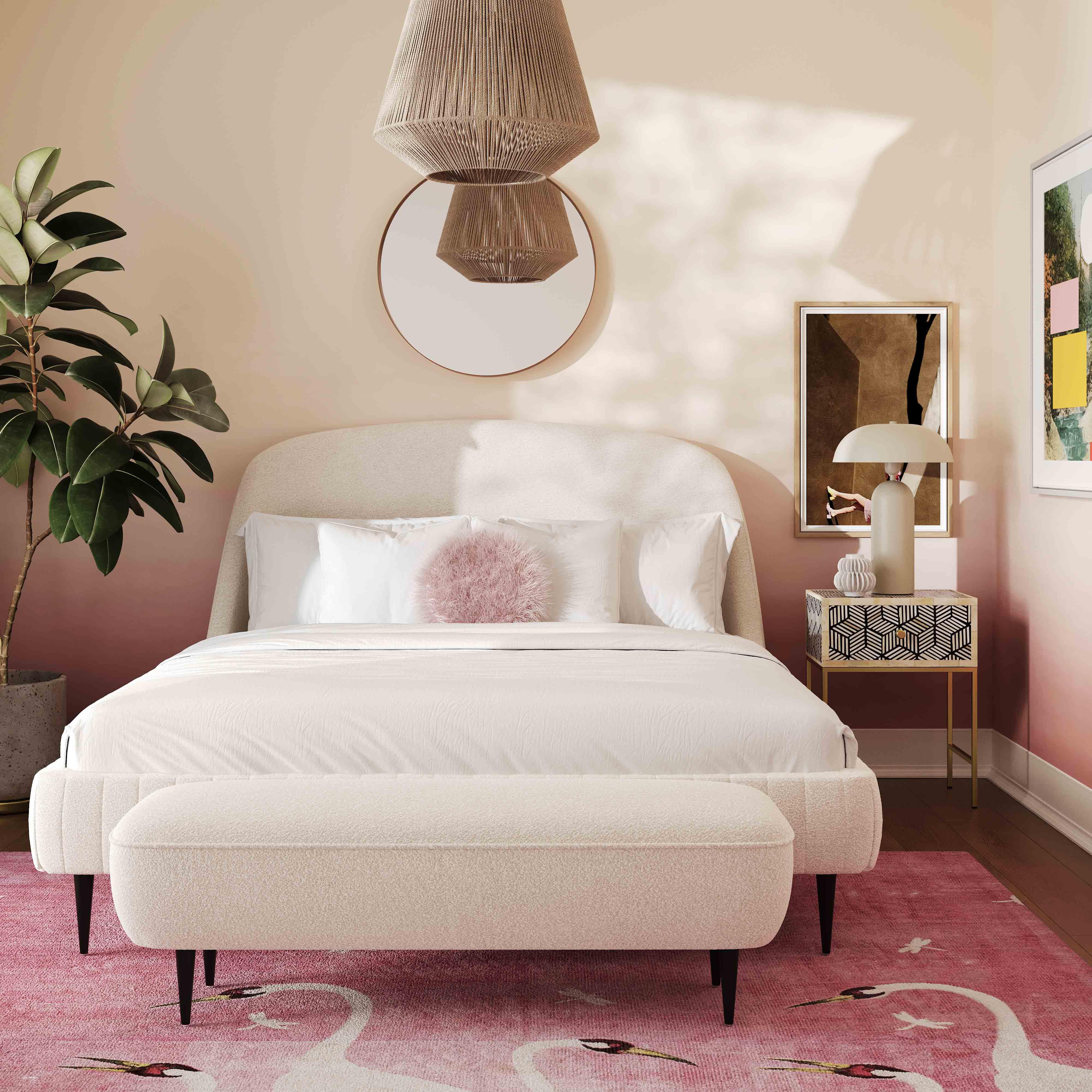 Denise Cream Boucle Bed Beds TOV Furniture , Black Friday Sale TOV Furniture Furniture Sale, Old Bones Co, Mid Century Furniture Sale, Four Hands Furniture, Black Friday Sale Denise Cream Boucle Bed,Gus Sale, Perigold Denise Cream Boucle Bed Beds Black Friday Sale , Perigold Sale Denise Cream Boucle Bed,Denise Cream Boucle Bed Lulu and Georgia, Burke Decor Sale Denise Cream Boucle Bed, www.oldbonesco.com