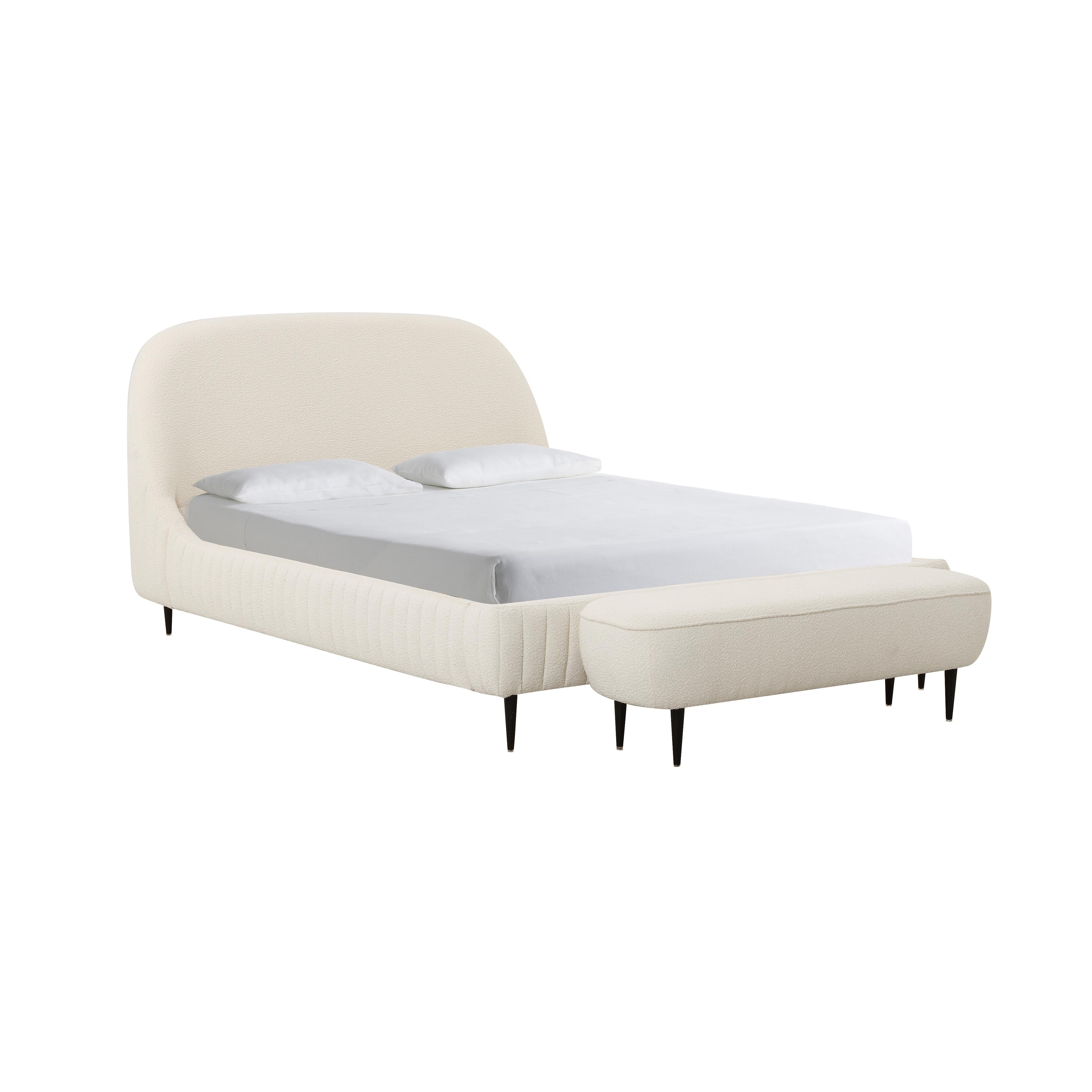 Denise Cream Boucle Bed Beds TOV Furniture Queen , Black Friday Sale TOV Furniture Furniture Sale, Old Bones Co, Mid Century Furniture Sale, Four Hands Furniture, Black Friday Sale Denise Cream Boucle Bed,Gus Sale, Perigold Denise Cream Boucle Bed Beds Black Friday Sale , Perigold Sale Denise Cream Boucle Bed,Denise Cream Boucle Bed Lulu and Georgia, Burke Decor Sale Denise Cream Boucle Bed, www.oldbonesco.com