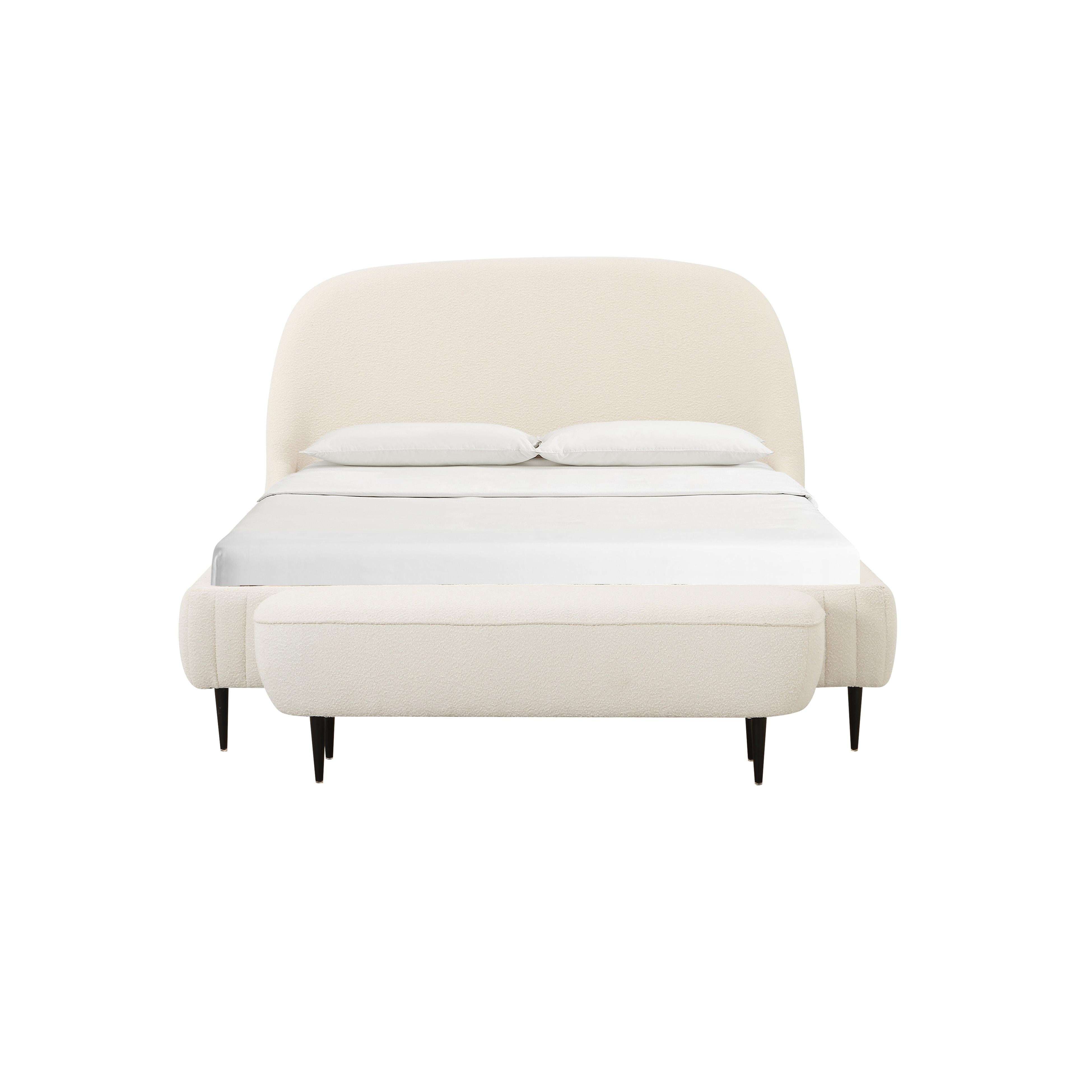Denise Cream Boucle Bed Beds TOV Furniture , Black Friday Sale TOV Furniture Furniture Sale, Old Bones Co, Mid Century Furniture Sale, Four Hands Furniture, Black Friday Sale Denise Cream Boucle Bed,Gus Sale, Perigold Denise Cream Boucle Bed Beds Black Friday Sale , Perigold Sale Denise Cream Boucle Bed,Denise Cream Boucle Bed Lulu and Georgia, Burke Decor Sale Denise Cream Boucle Bed, www.oldbonesco.com