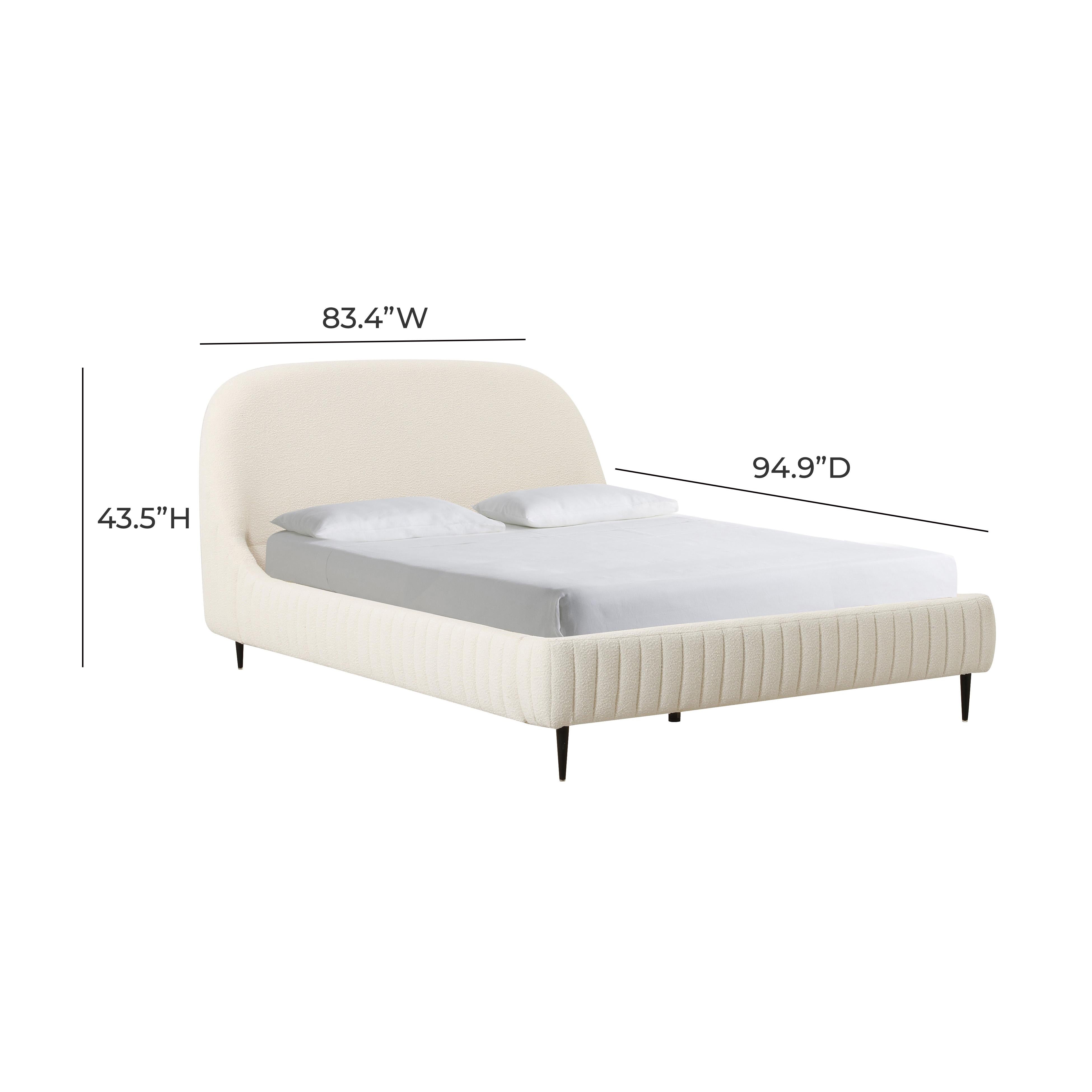 Denise Cream Boucle Bed Beds TOV Furniture , Black Friday Sale TOV Furniture Furniture Sale, Old Bones Co, Mid Century Furniture Sale, Four Hands Furniture, Black Friday Sale Denise Cream Boucle Bed,Gus Sale, Perigold Denise Cream Boucle Bed Beds Black Friday Sale , Perigold Sale Denise Cream Boucle Bed,Denise Cream Boucle Bed Lulu and Georgia, Burke Decor Sale Denise Cream Boucle Bed, www.oldbonesco.com