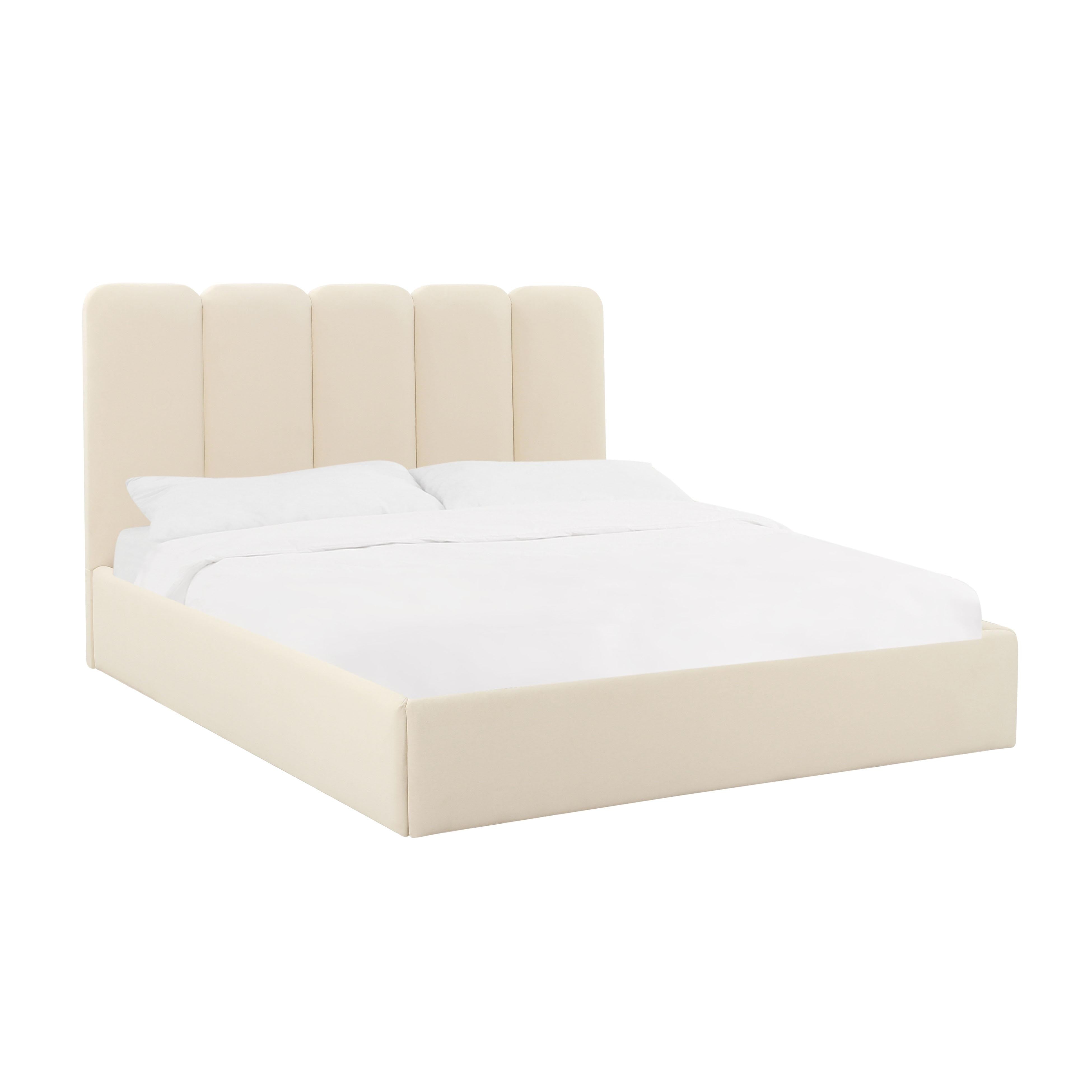 Palani Velvet Bed Beds TOV Furniture Cream King , Black Friday Sale TOV Furniture Furniture Sale, Old Bones Co, Mid Century Furniture Sale, Four Hands Furniture, Black Friday Sale Palani Velvet Bed,Gus Sale, Perigold Palani Velvet Bed Beds Black Friday Sale , Perigold Sale Palani Velvet Bed,Palani Velvet Bed Lulu and Georgia, Burke Decor Sale Palani Velvet Bed, www.oldbonesco.com