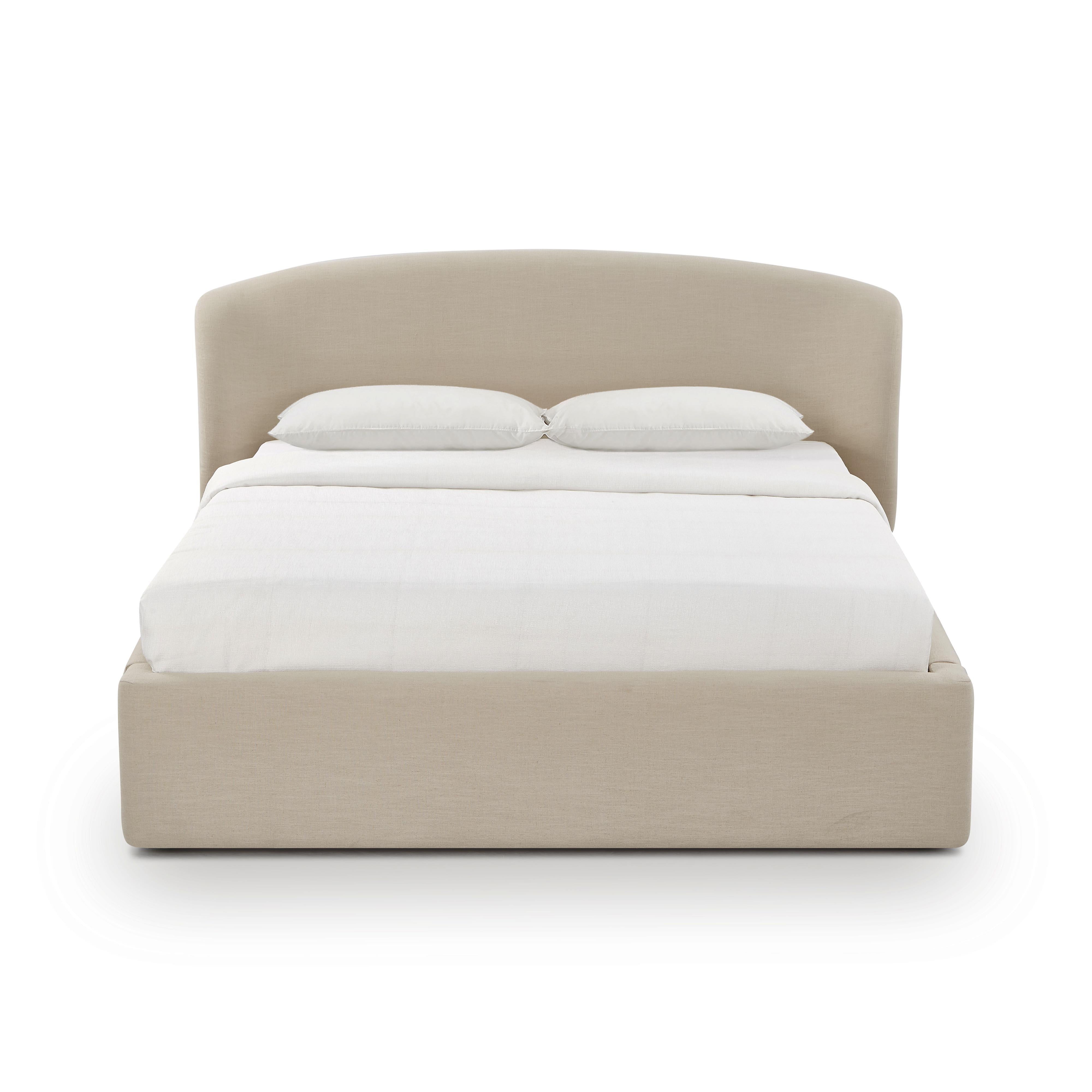 Corey Upcycled Performance Linen Storage Bed