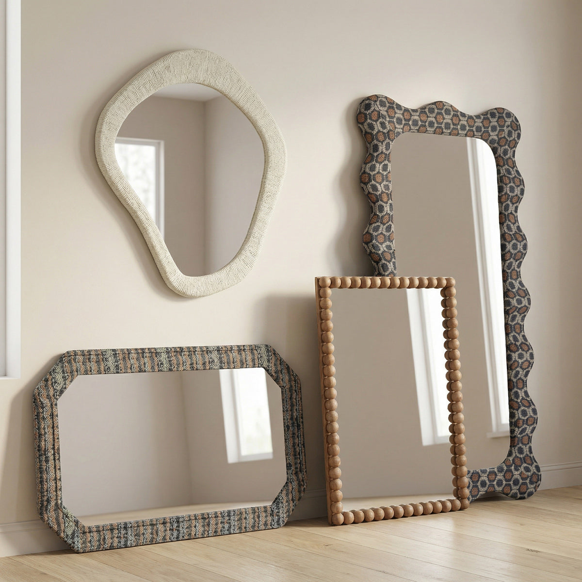 Charlene 35"X59" Jewel Wall Mirror