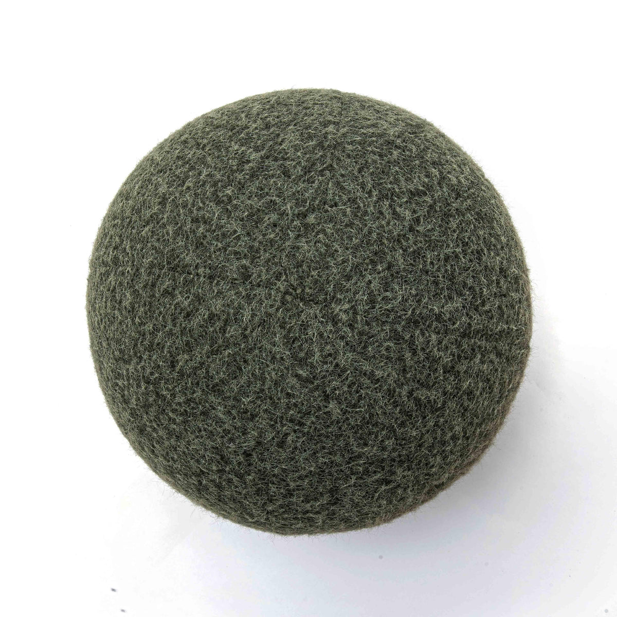 Boba Long Mohair Ball Throw Pillow