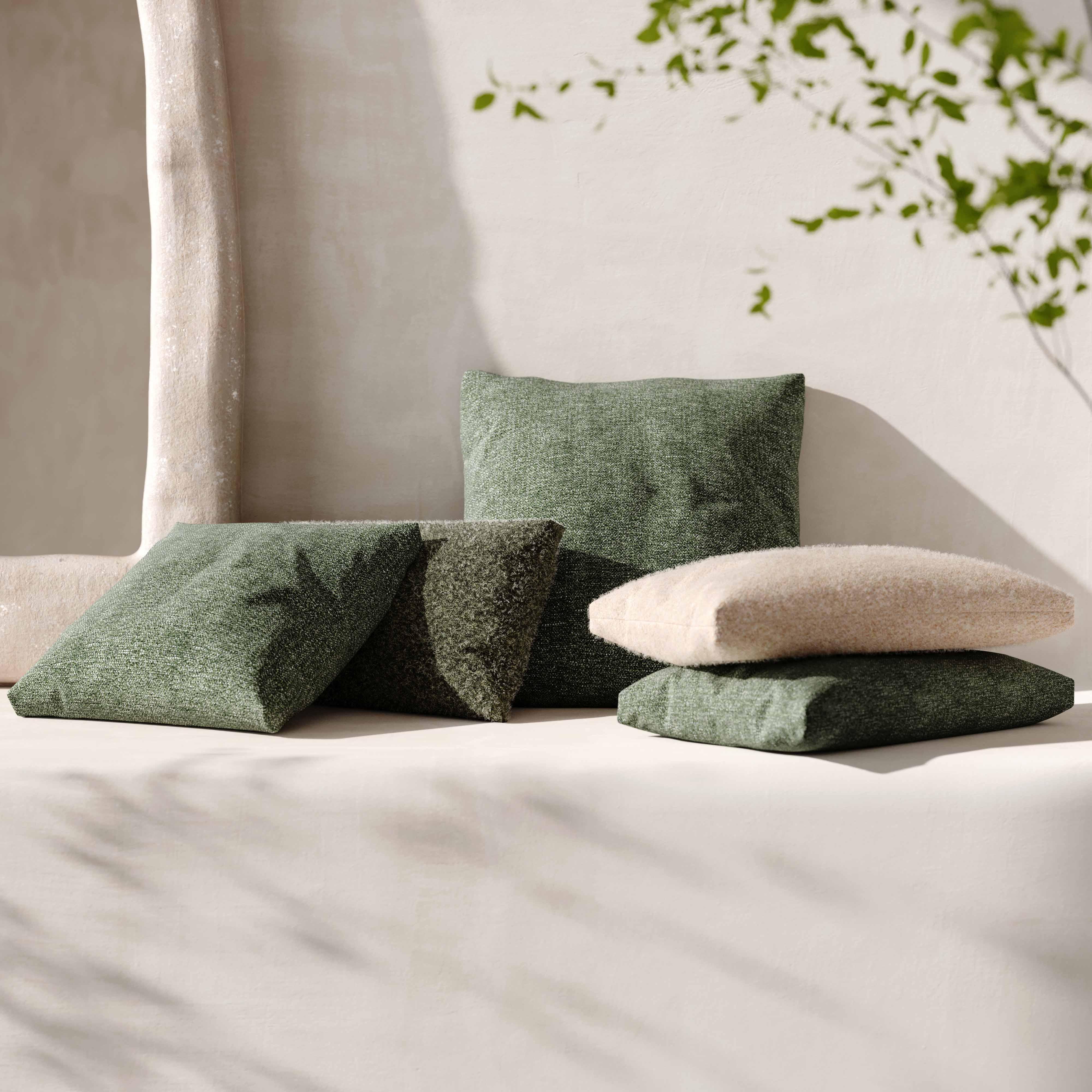 Malolo 20"X12" Long Mohair Rectangular Vegan-Down Throw Pillow Cover