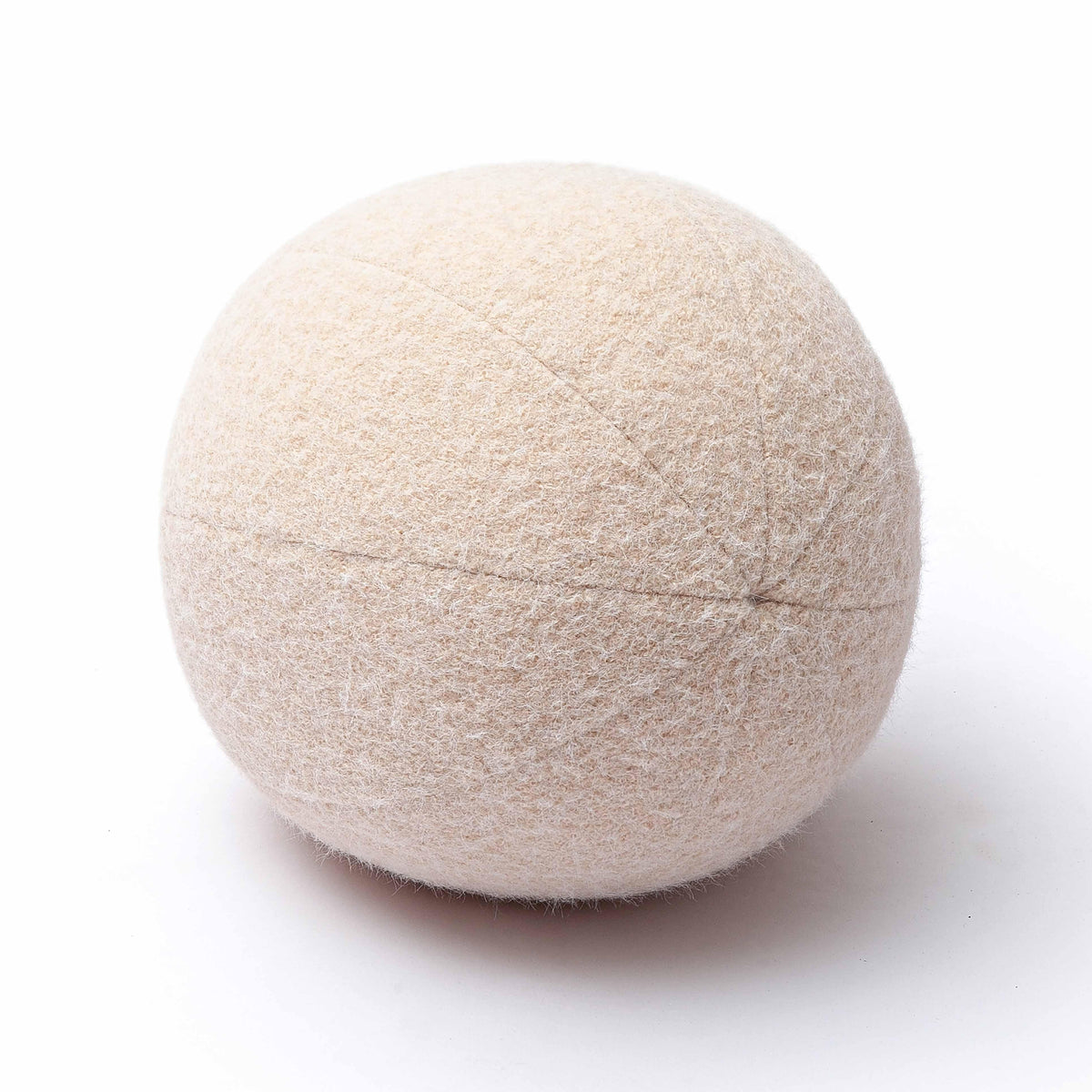 Boba Long Mohair Ball Throw Pillow