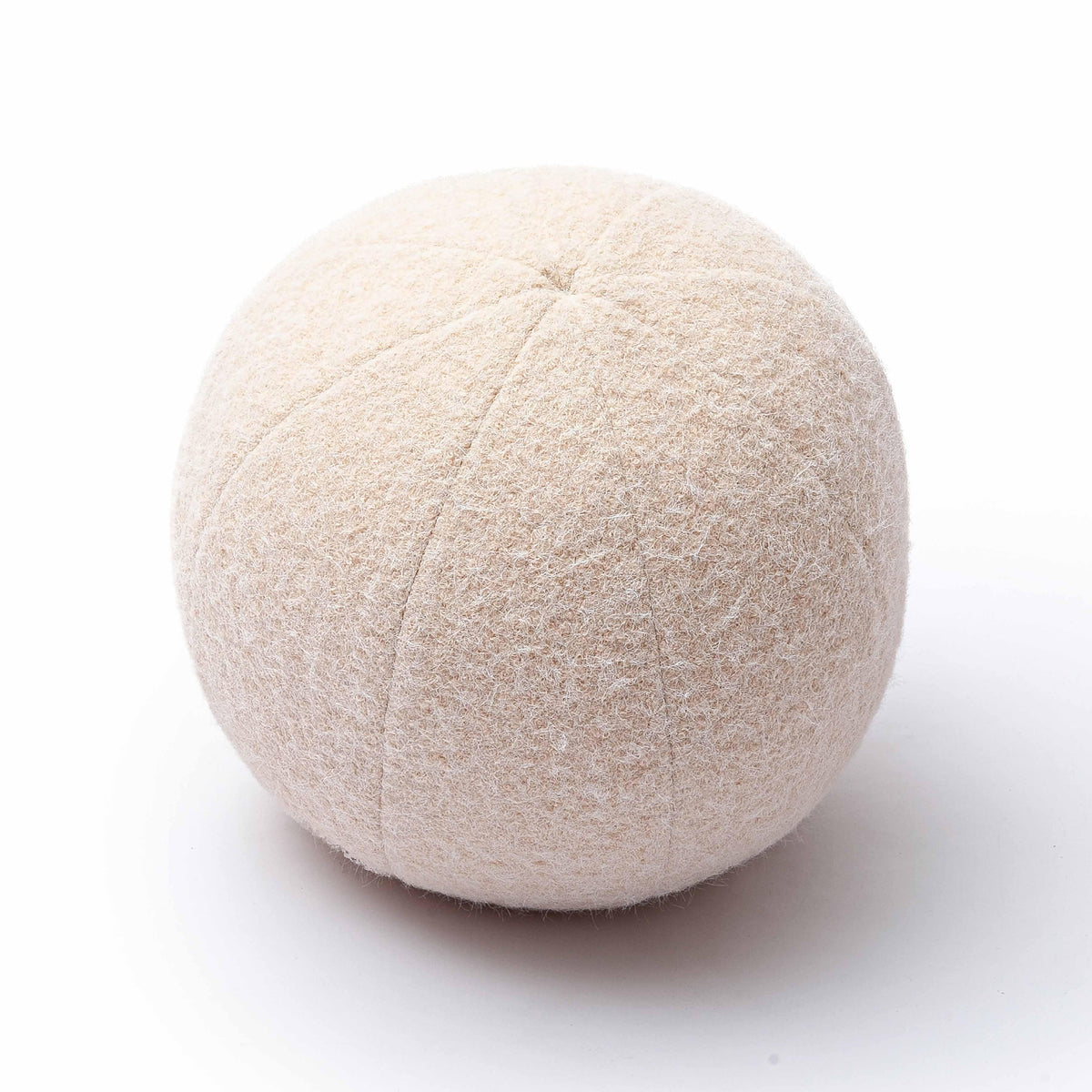 Boba Long Mohair Ball Throw Pillow