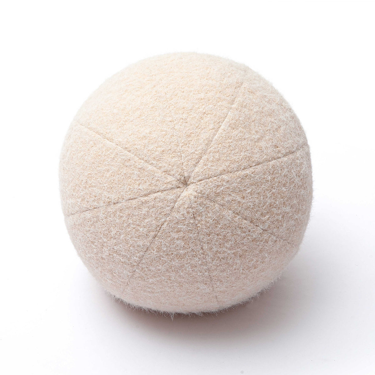 Boba Long Mohair Ball Throw Pillow