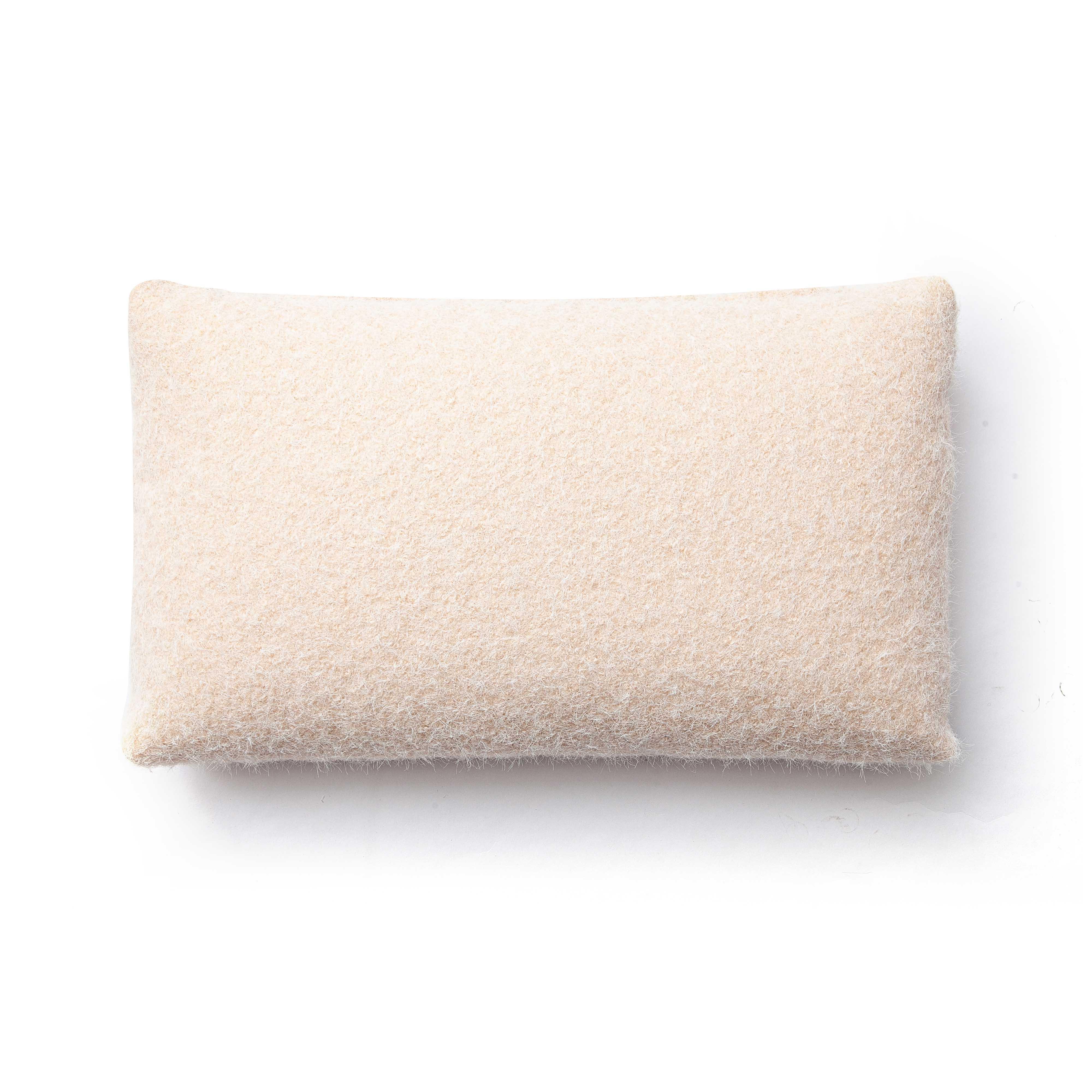 Malolo 20"X12" Long Mohair Rectangular Vegan-Down Throw Pillow Cover