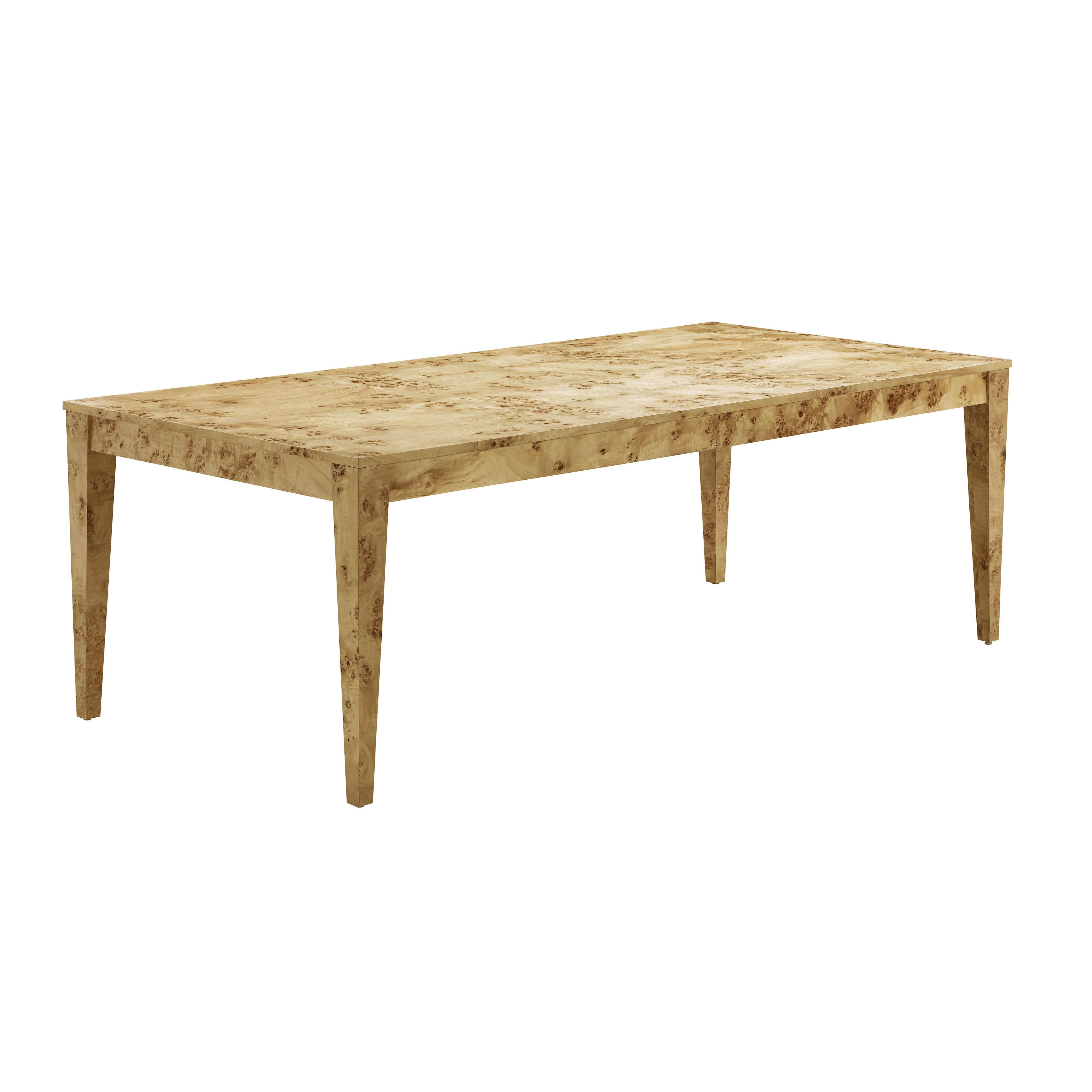 Brandyss Natural Burl Rectangular Dining Table Dining Tables TOV Furniture , Black Friday Sale TOV Furniture Furniture Sale, Old Bones Co, Mid Century Furniture Sale, Four Hands Furniture, Black Friday Sale Brandyss Natural Burl Rectangular Dining Table,Gus Sale, Perigold Brandyss Natural Burl Rectangular Dining Table Dining Tables Black Friday Sale , Perigold Sale Brandyss Natural Burl Rectangular Dining Table,Brandyss Natural Burl Rectangular Dining Table Lulu and Georgia, Burke Decor Sale Brandyss Natura