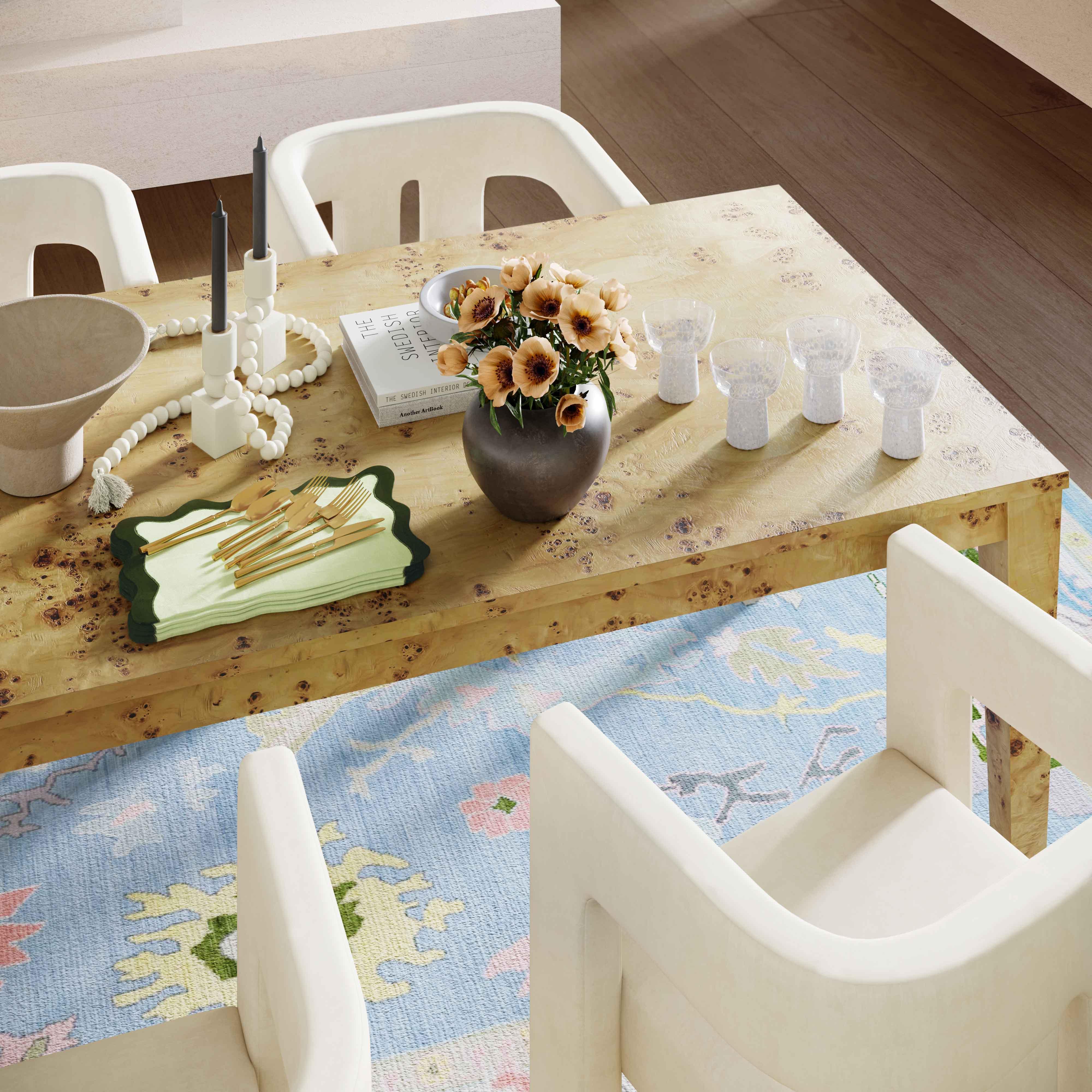 Brandyss Natural Burl Rectangular Dining Table Dining Tables TOV Furniture , Black Friday Sale TOV Furniture Furniture Sale, Old Bones Co, Mid Century Furniture Sale, Four Hands Furniture, Black Friday Sale Brandyss Natural Burl Rectangular Dining Table,Gus Sale, Perigold Brandyss Natural Burl Rectangular Dining Table Dining Tables Black Friday Sale , Perigold Sale Brandyss Natural Burl Rectangular Dining Table,Brandyss Natural Burl Rectangular Dining Table Lulu and Georgia, Burke Decor Sale Brandyss Natura