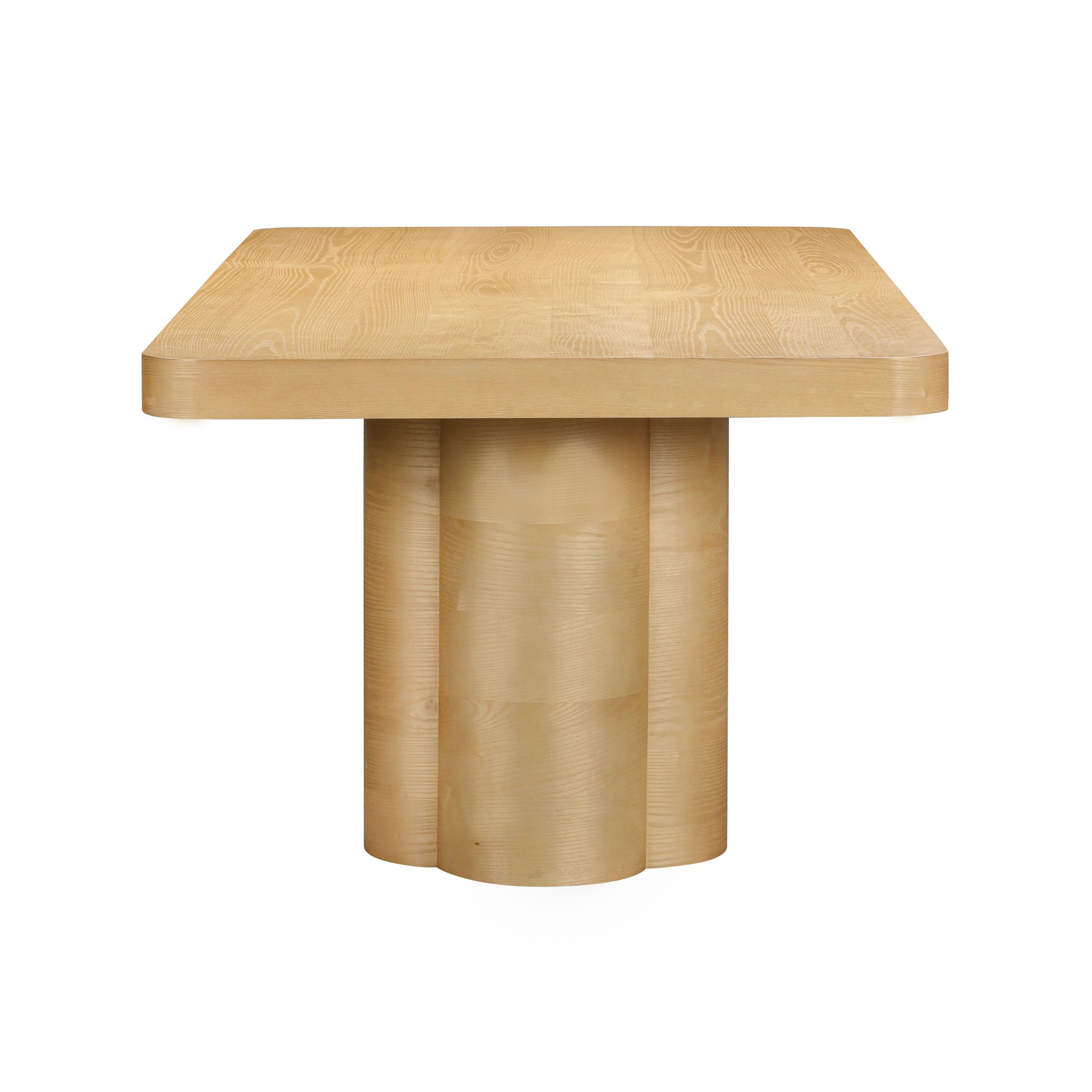 Bambi 90" Ash Rectangular Dining Table