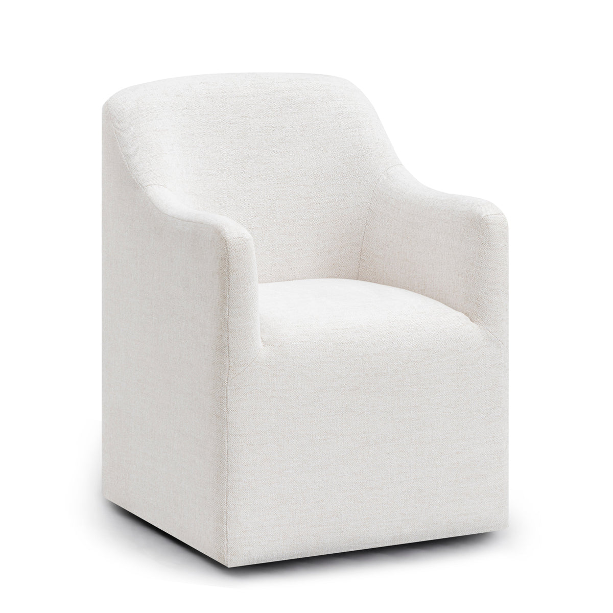 Helena Tall Textured Weave Performance Fabric Dining Chair