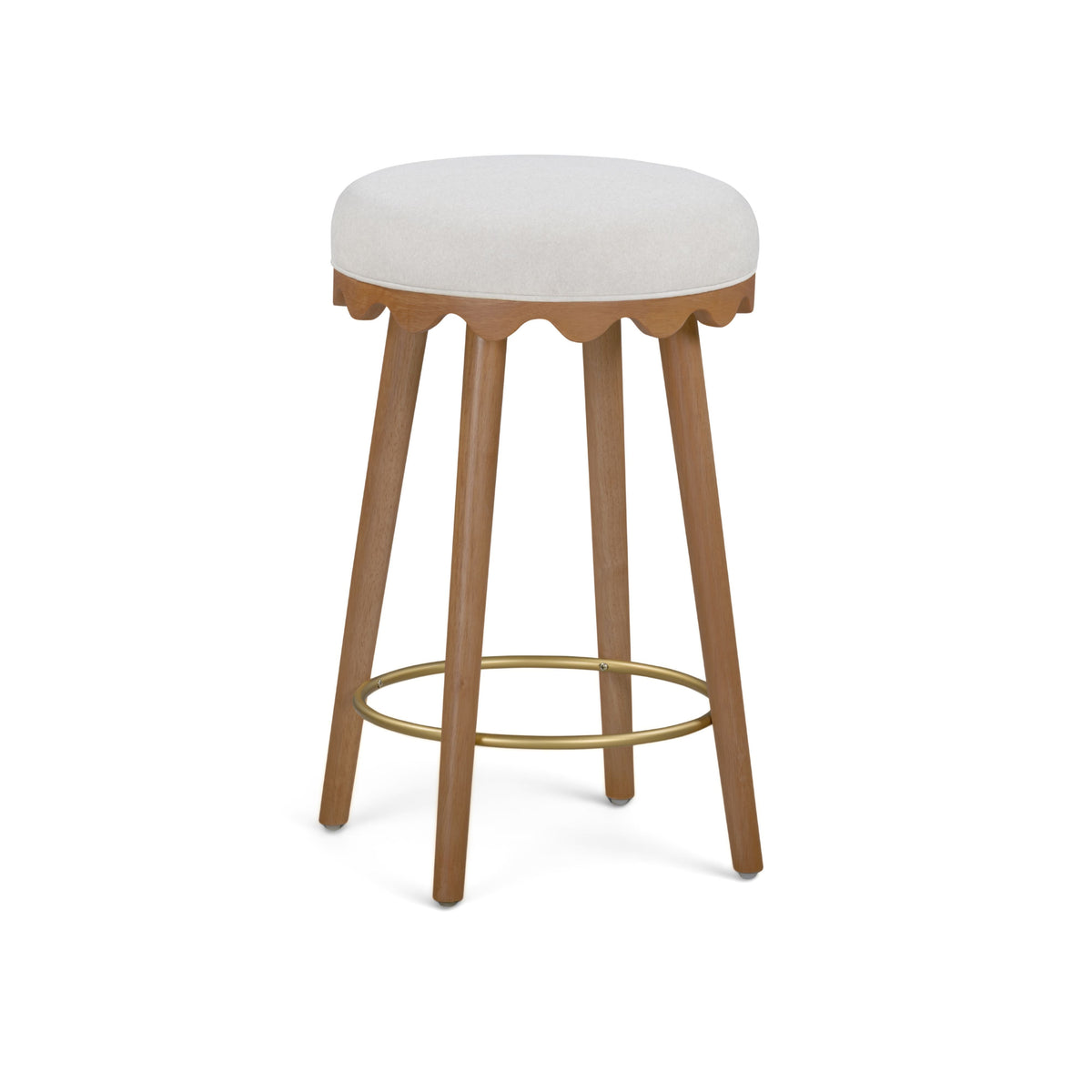 Oodle Performance Vegan Mohair Bar and Counter Stool