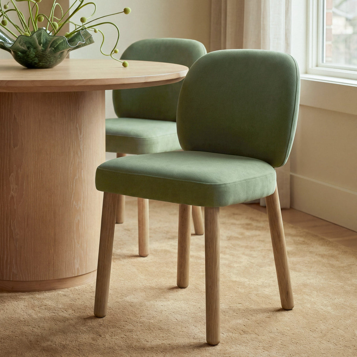 Foxy Performance Fabric Dining Chair