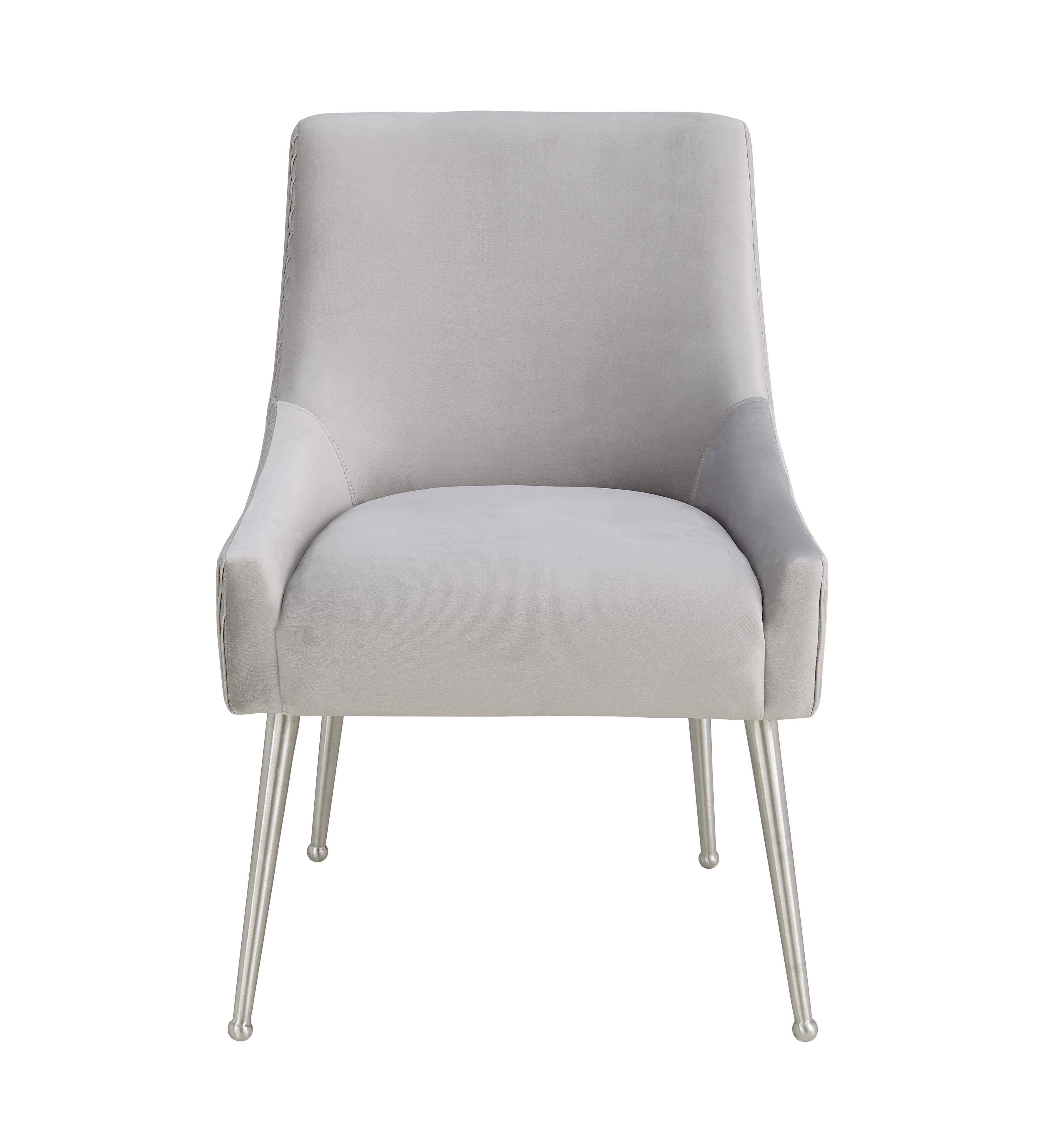 Beatrix Pleated Light Grey Velvet Side Chair - Silver Legs Dining Chairs TOV Furniture , Black Friday Sale TOV Furniture Furniture Sale, Old Bones Co, Mid Century Furniture Sale, Four Hands Furniture, Black Friday Sale Beatrix Pleated Light Grey Velvet Side Chair - Silver Legs,Gus Sale, Perigold Beatrix Pleated Light Grey Velvet Side Chair - Silver Legs Dining Chairs Black Friday Sale , Perigold Sale Beatrix Pleated Light Grey Velvet Side Chair - Silver Legs,Beatrix Pleated Light Grey Velvet Side Chair - Si