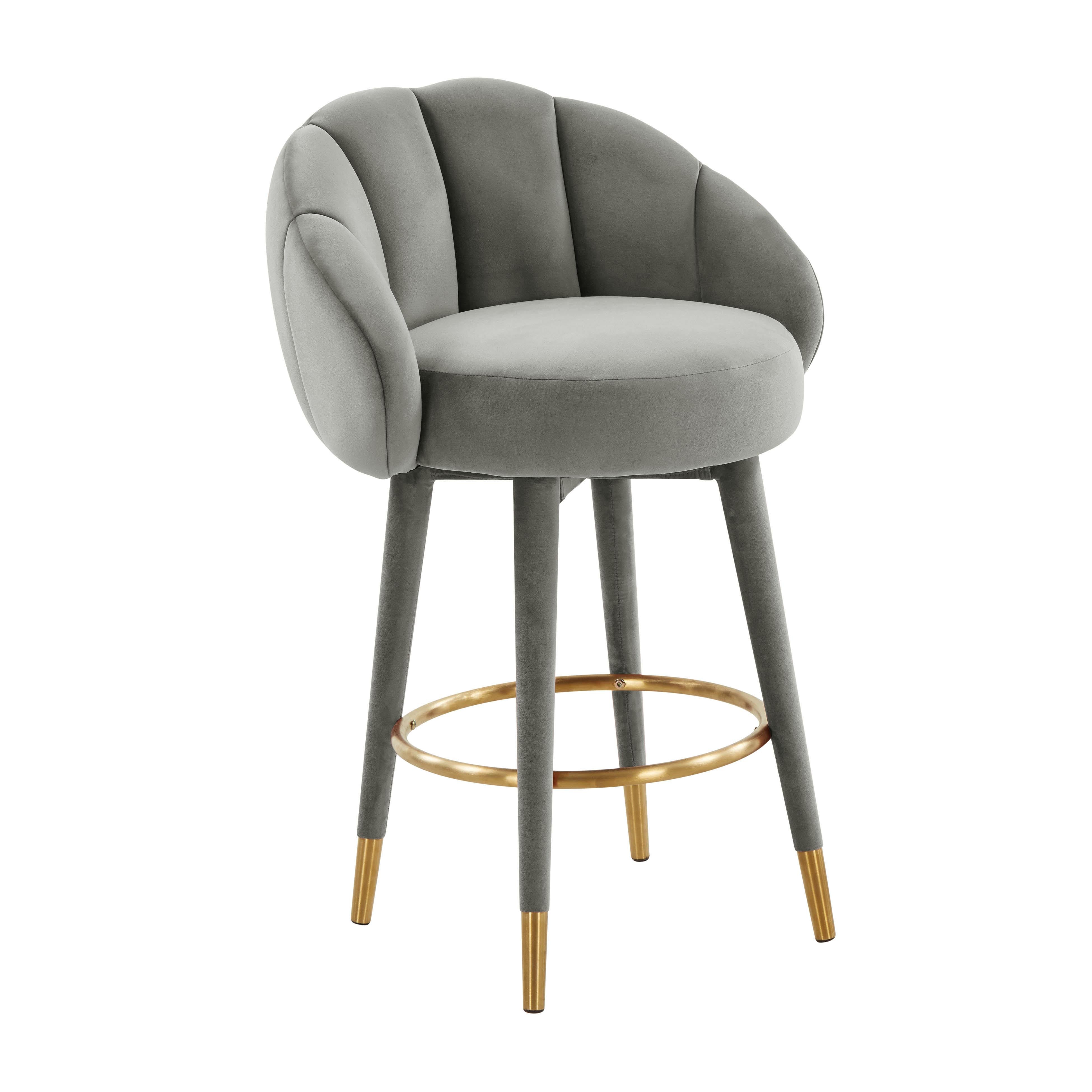 Myla Swivel Counter Stool Bar & Counter Stools TOV Furniture Light Grey , Black Friday Sale TOV Furniture Furniture Sale, Old Bones Co, Mid Century Furniture Sale, Four Hands Furniture, Black Friday Sale Myla Swivel Counter Stool,Gus Sale, Perigold Myla Swivel Counter Stool Bar & Counter Stools Black Friday Sale , Perigold Sale Myla Swivel Counter Stool,Myla Swivel Counter Stool Lulu and Georgia, Burke Decor Sale Myla Swivel Counter Stool, www.oldbonesco.com
