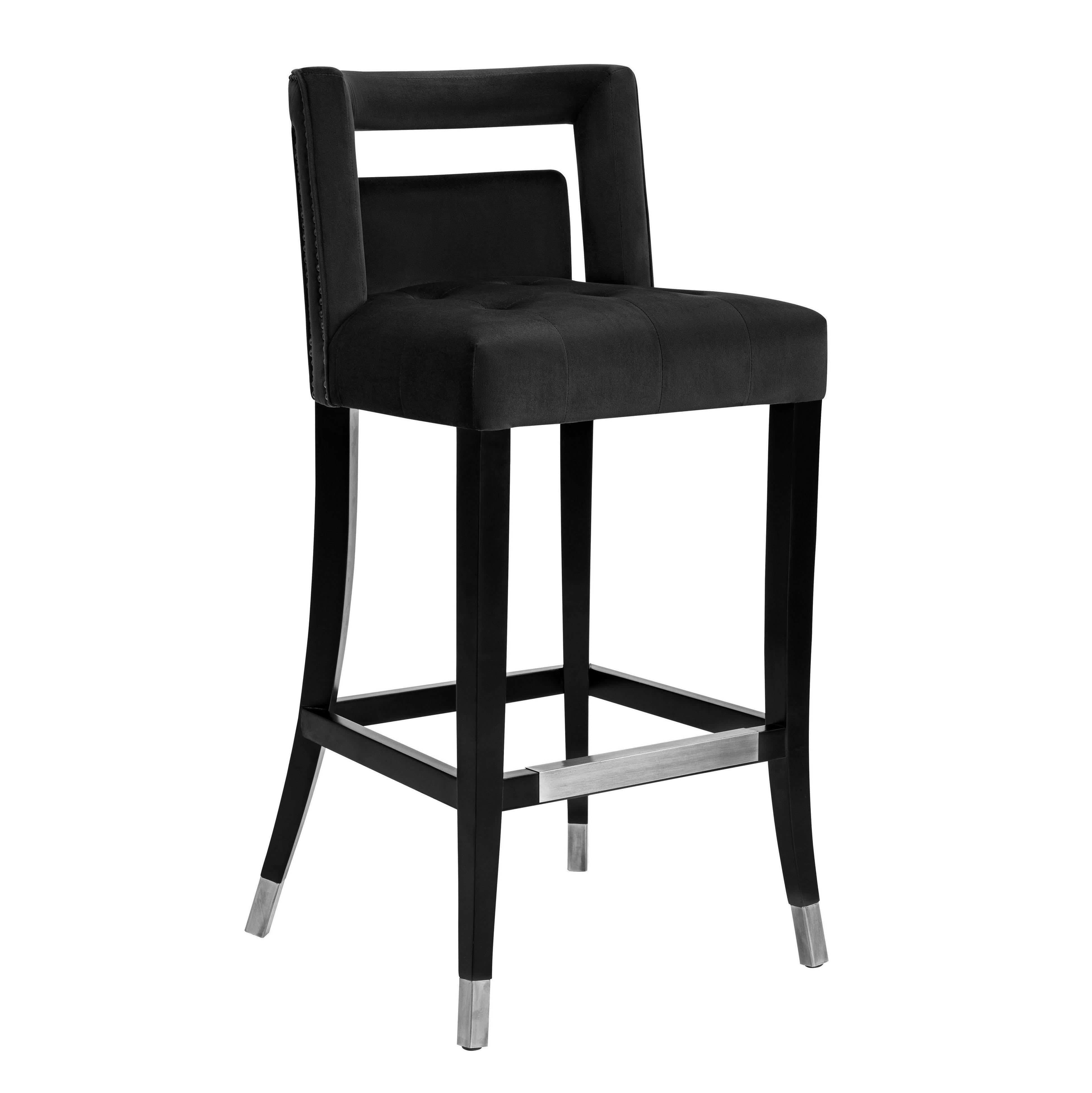Hart Velvet Bar Stool Bar & Counter Stools TOV Furniture Black , Black Friday Sale TOV Furniture Furniture Sale, Old Bones Co, Mid Century Furniture Sale, Four Hands Furniture, Black Friday Sale Hart Velvet Bar Stool,Gus Sale, Perigold Hart Velvet Bar Stool Bar & Counter Stools Black Friday Sale , Perigold Sale Hart Velvet Bar Stool,Hart Velvet Bar Stool Lulu and Georgia, Burke Decor Sale Hart Velvet Bar Stool, www.oldbonesco.com