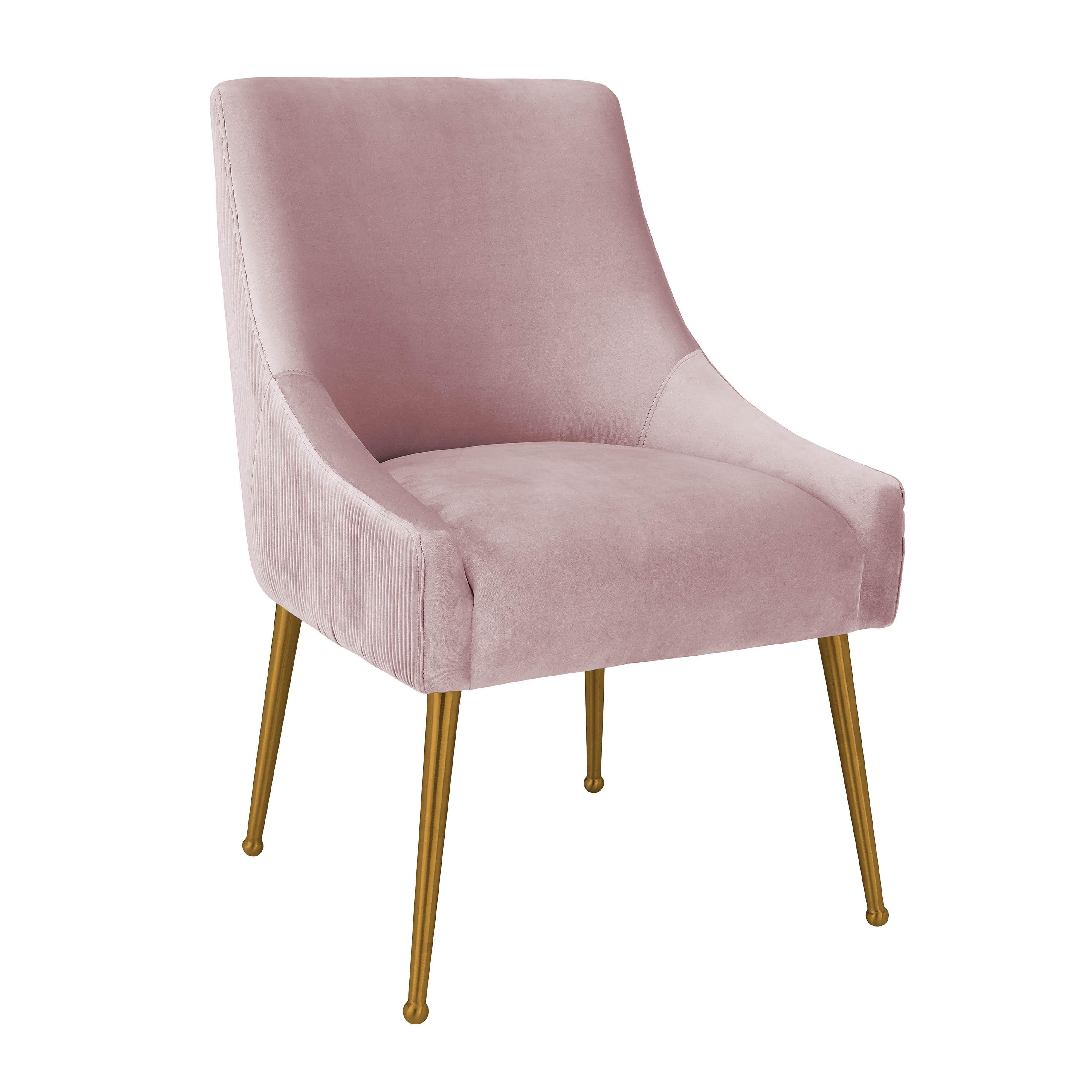 Beatrix Pleated Velvet Side Chair Accent Chairs TOV Furniture Mauve    Accent Chairs, Mid Century Furniture, Furniture Sale, Old Bones Co, Mid Century Furniture Sale, Four Hands Furniture, Sale,Gus, Sale,Perigold Beatrix Pleated Velvet Side Chair Accent Chairs Sale, Perigold Sale Beatrix Pleated Velvet Side Chair,Beatrix Pleated Velvet Side Chair Lulu and Georgia, Burke Decor Sale Beatrix Pleated Velvet Side Chair, www.oldbonesco.com